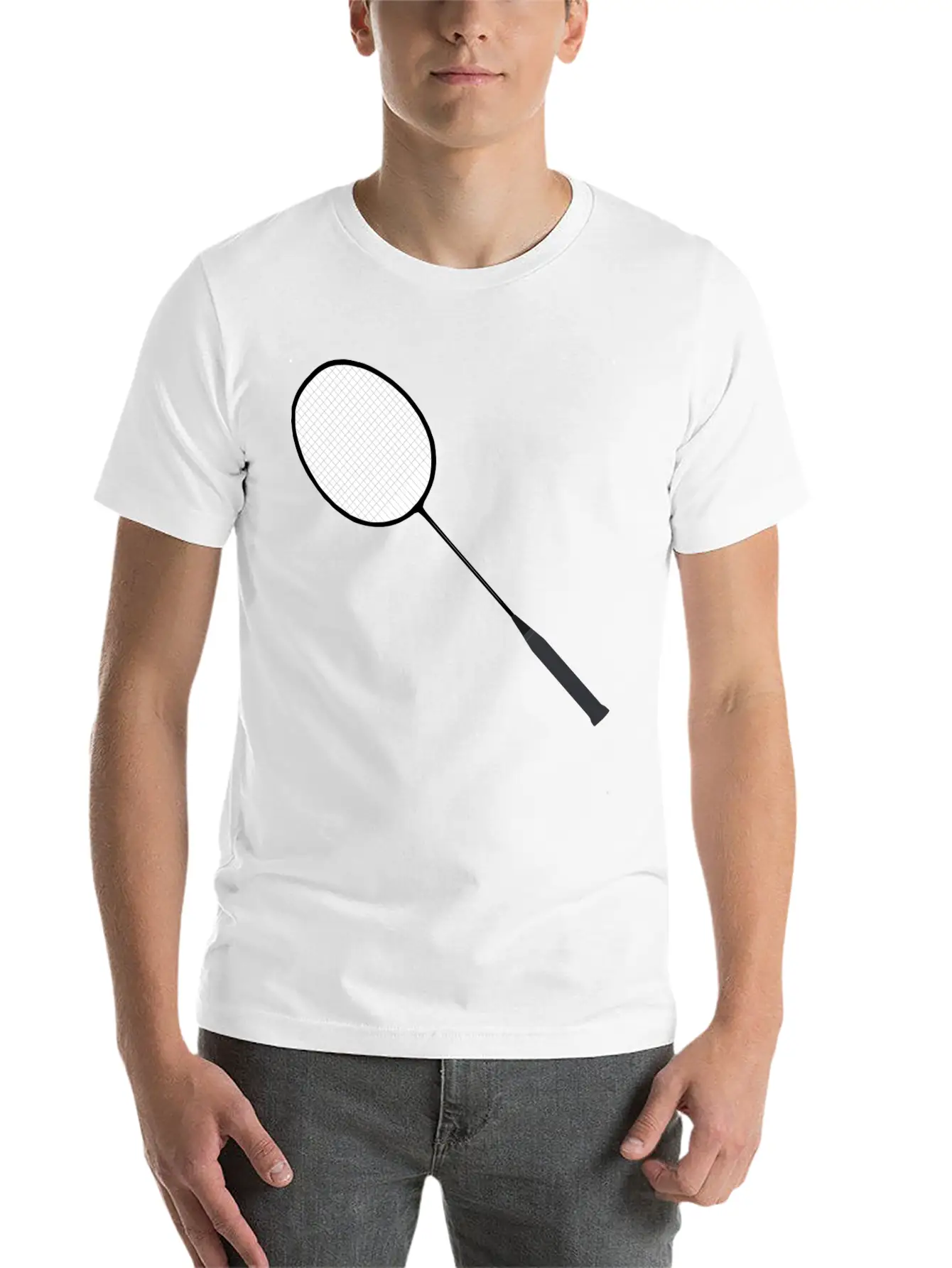 Badminton Federball Player Spieler Sports Sport3 Basic Graphic T-Shirt – Daily Comfort In Soft Cotton