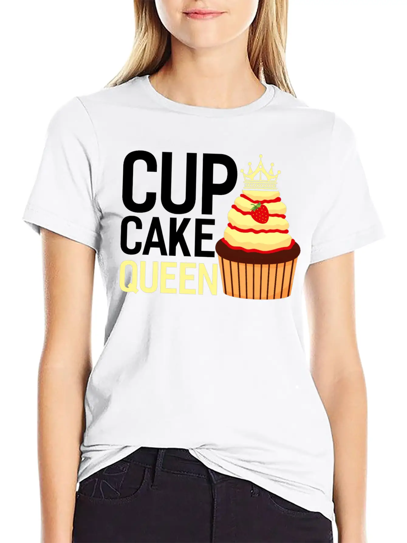 Baker Baking Bakery Bake Bread Cupcake Cake Gift Stylish Everyday T-Shirt – Unisex Basic Cotton Tee