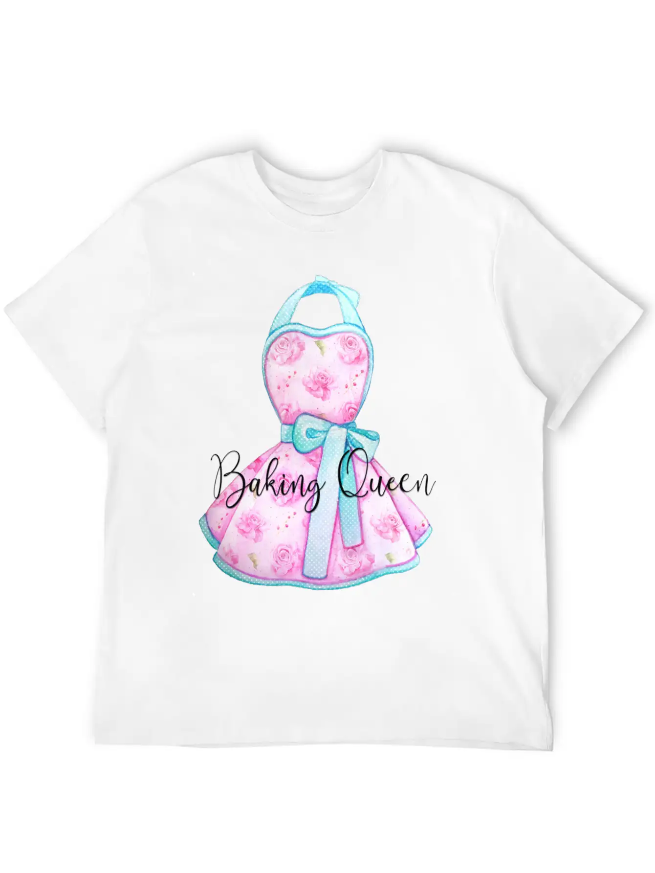 Baking Queen Apron Stylish Everyday T-Shirt – Unisex Basic Cotton Tee