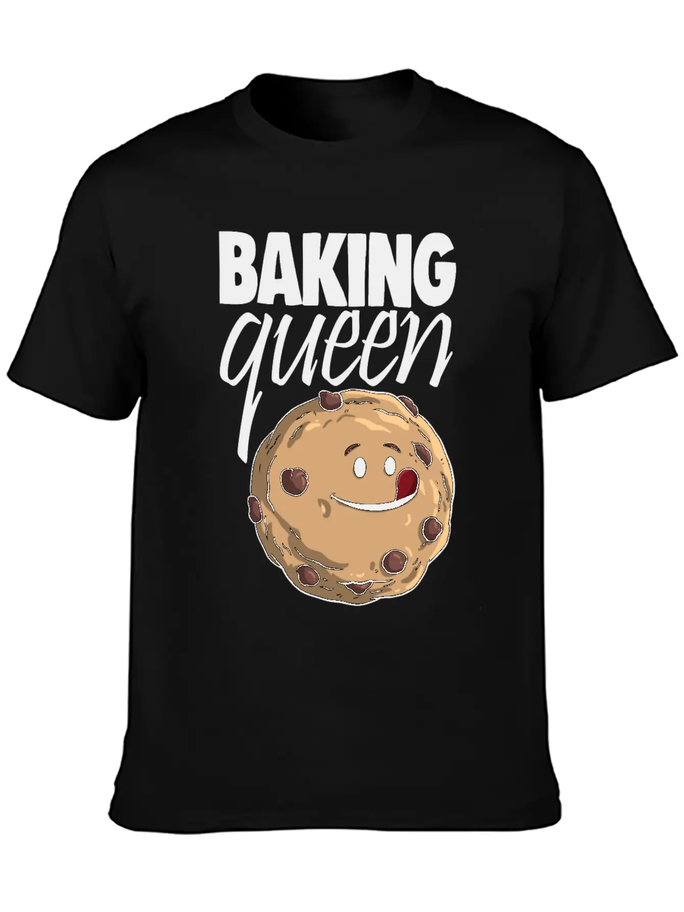 Baking Queen Cookies Stylish Everyday T-Shirt – Unisex Basic Cotton Tee