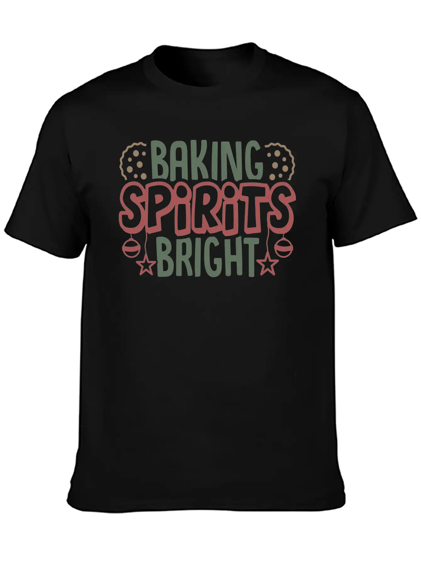 Baking Spirits Bright Christmas Baking Gift Tee Classic Cotton Tee – Unisex Comfort For Any Season
