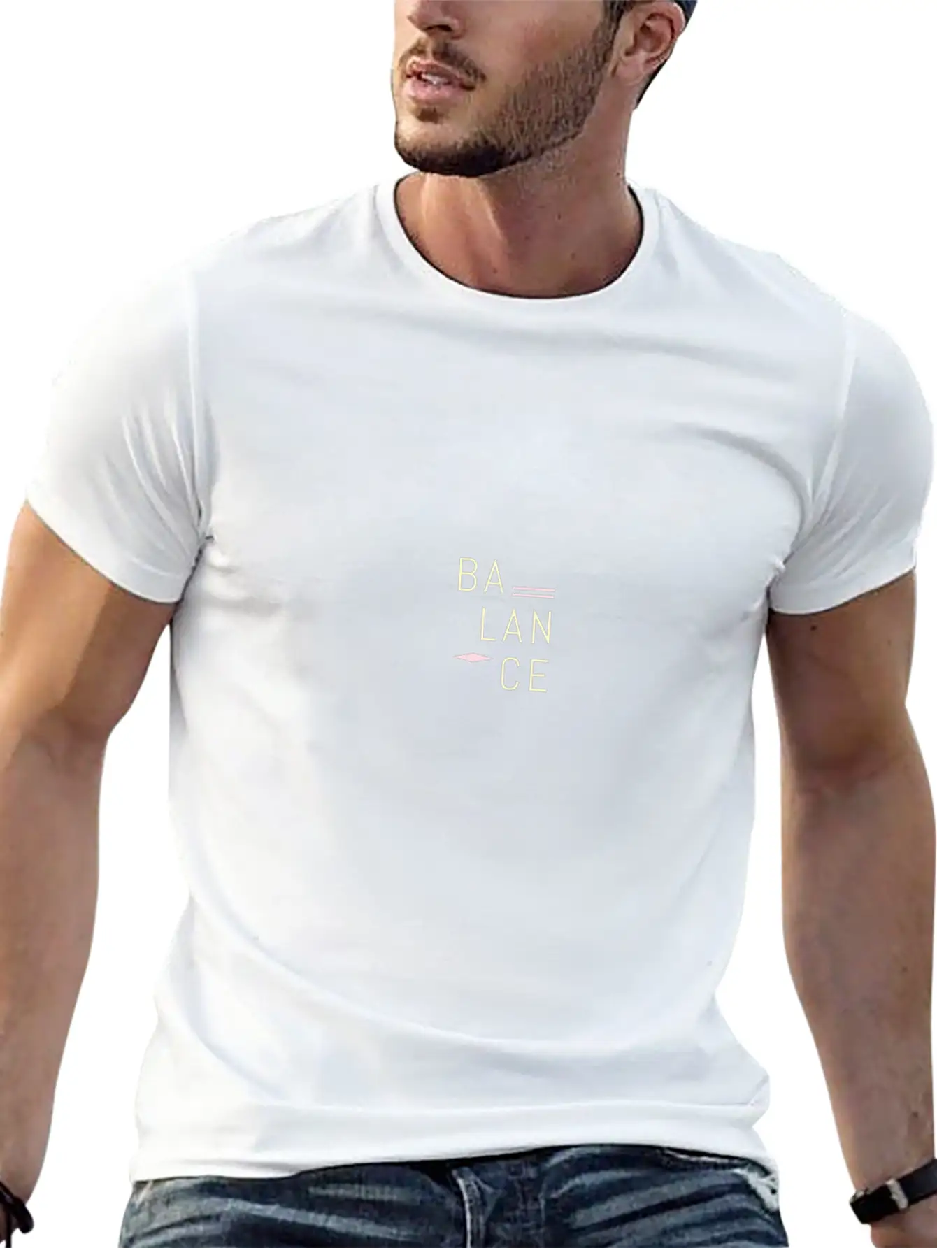 Balance Basic Graphic T-Shirt – Daily Comfort In Soft Cotton