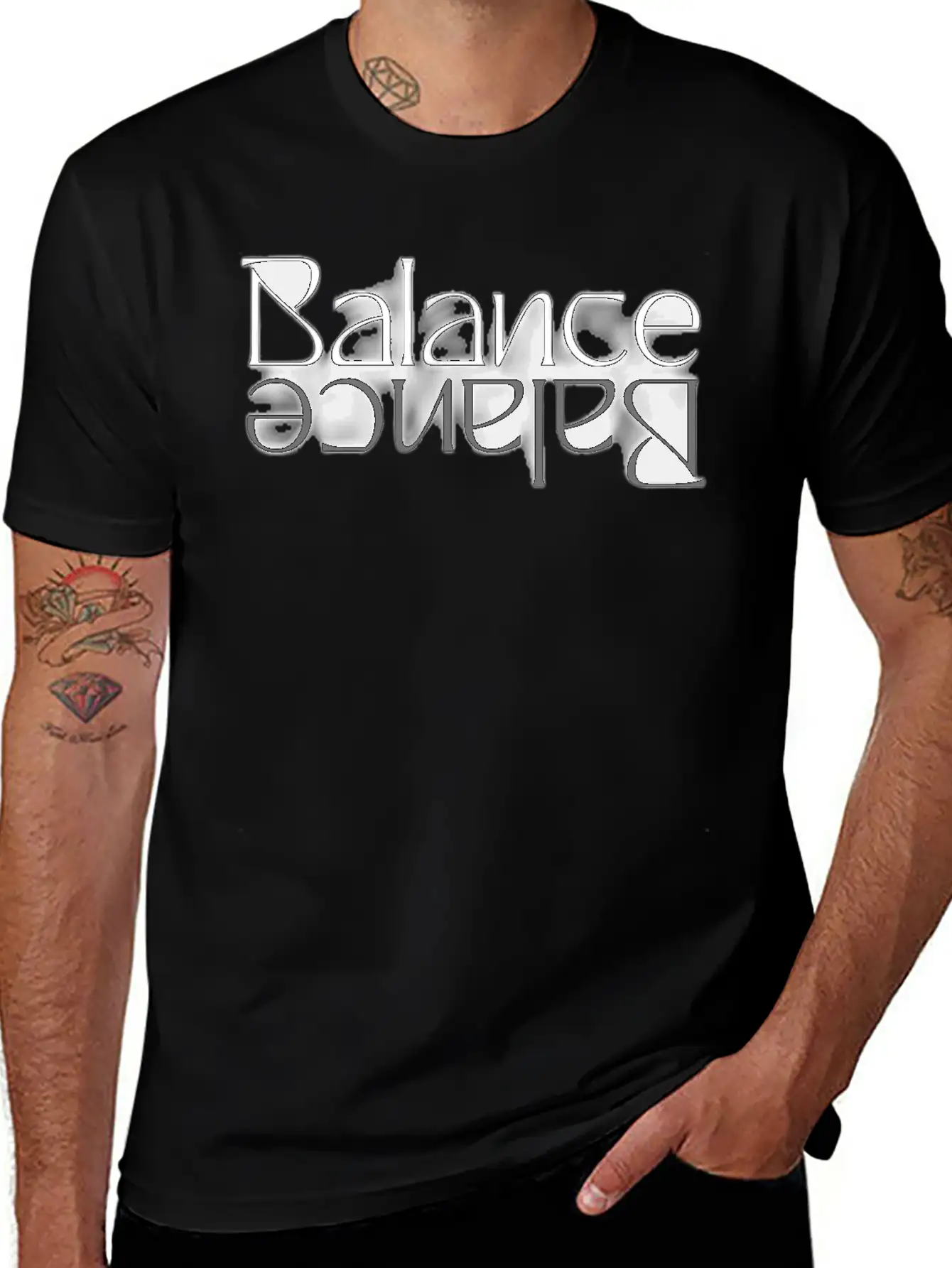 Balance Design Stylish Everyday T-Shirt – Unisex Basic Cotton Tee