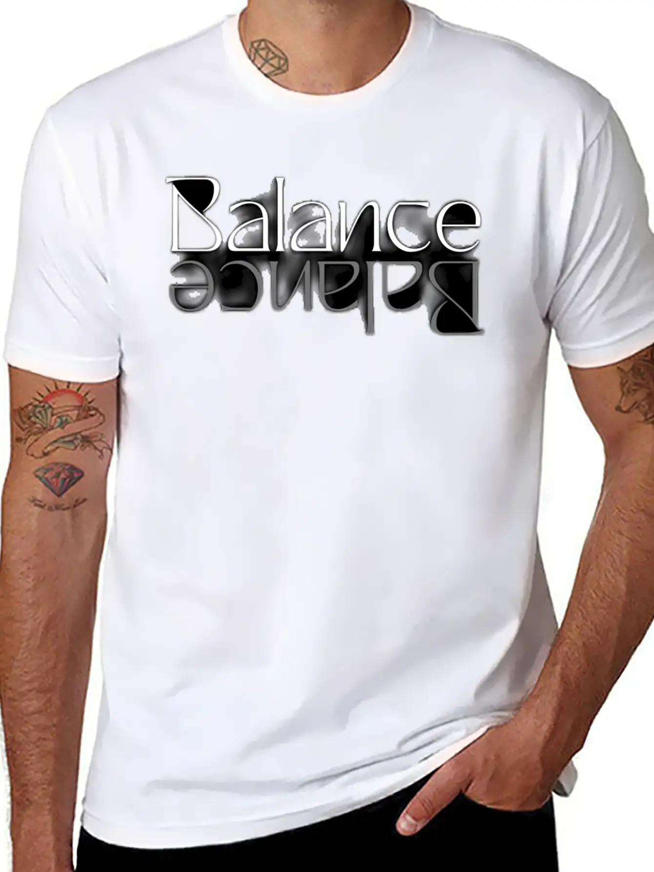 Balance Design Stylish Everyday T-Shirt – Unisex Basic Cotton Tee