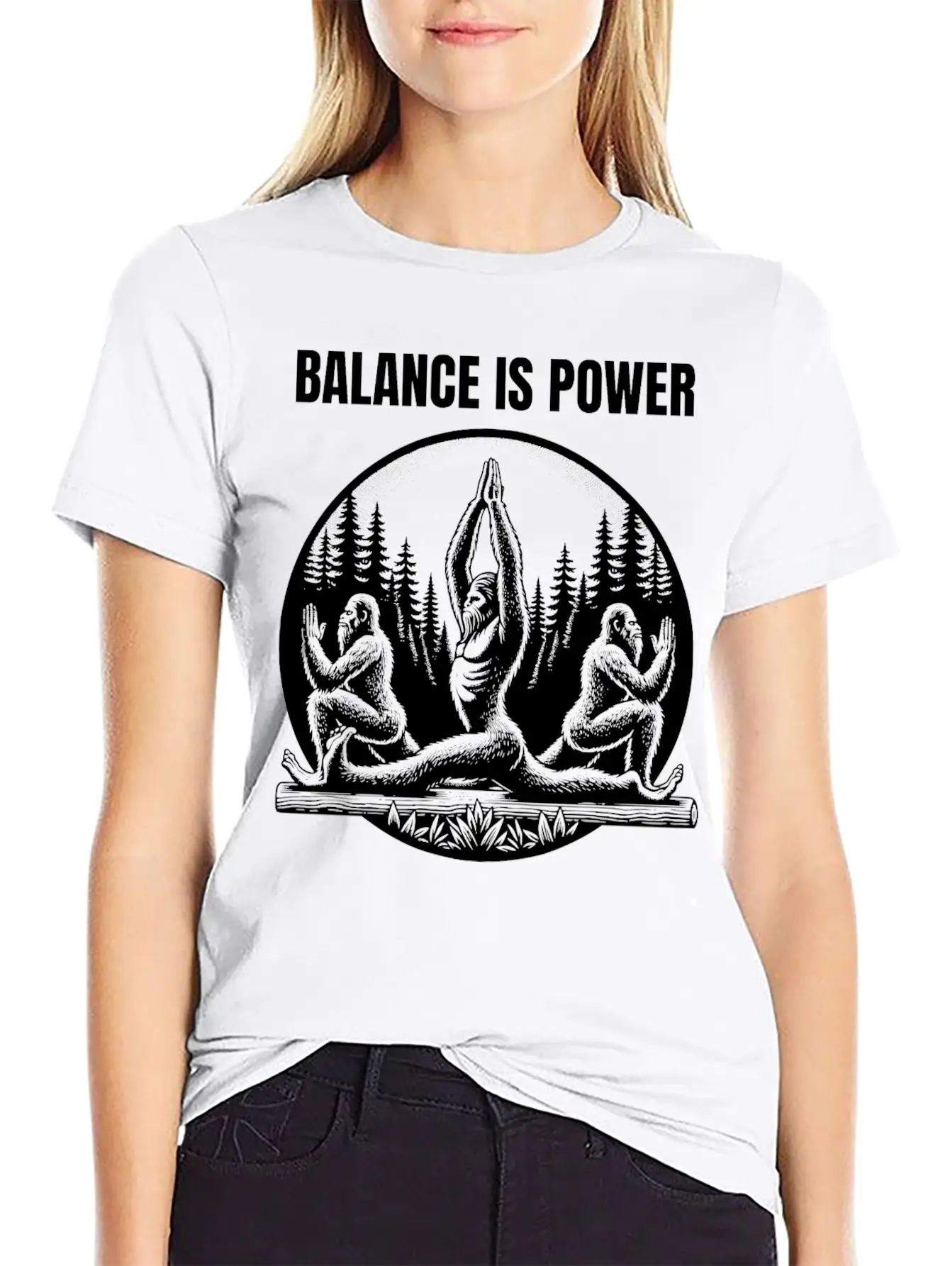 Balance Is Power Stylish Everyday T-Shirt – Unisex Basic Cotton Tee