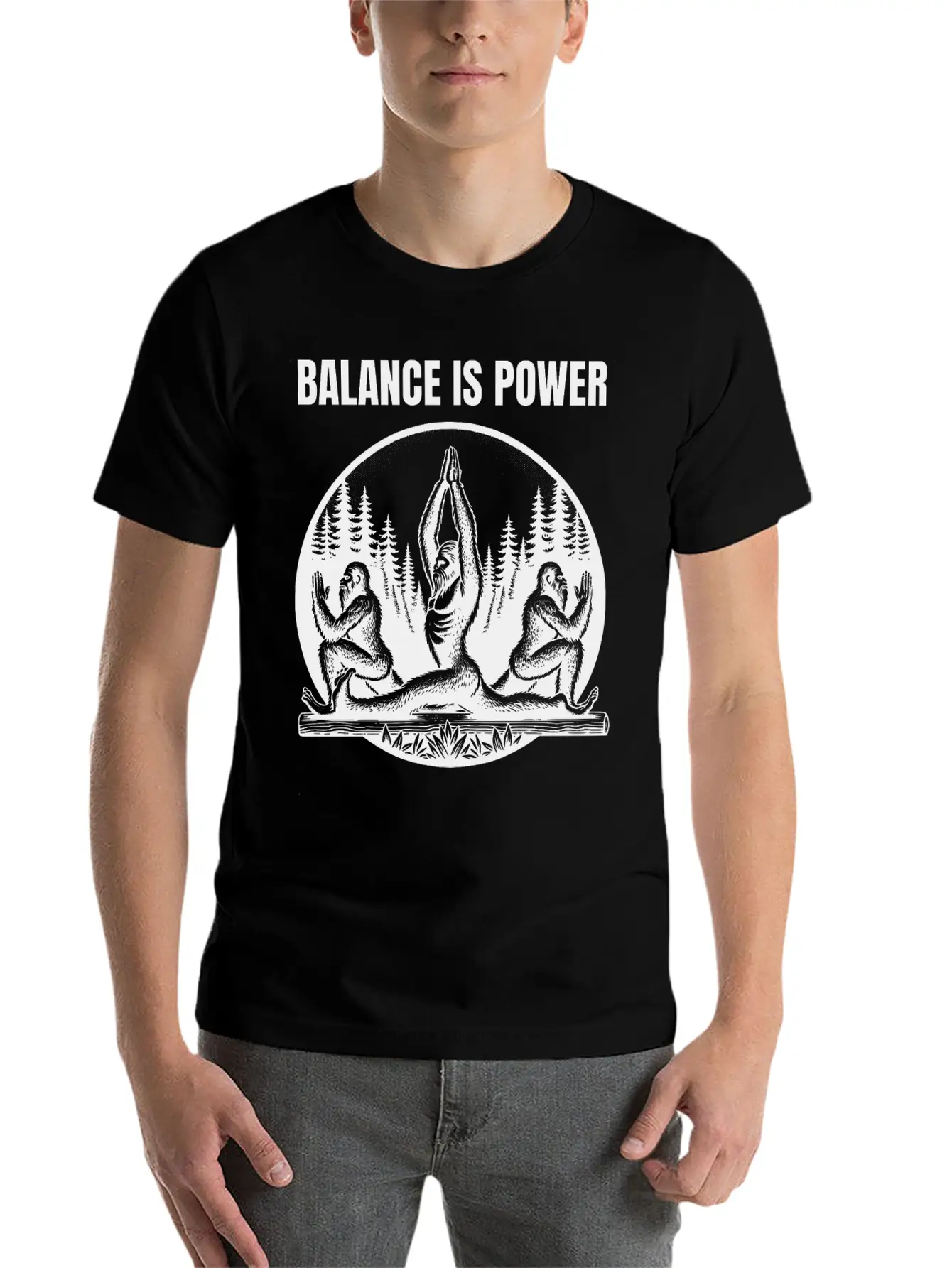 Balance Is Power Stylish Everyday T-Shirt – Unisex Basic Cotton Tee
