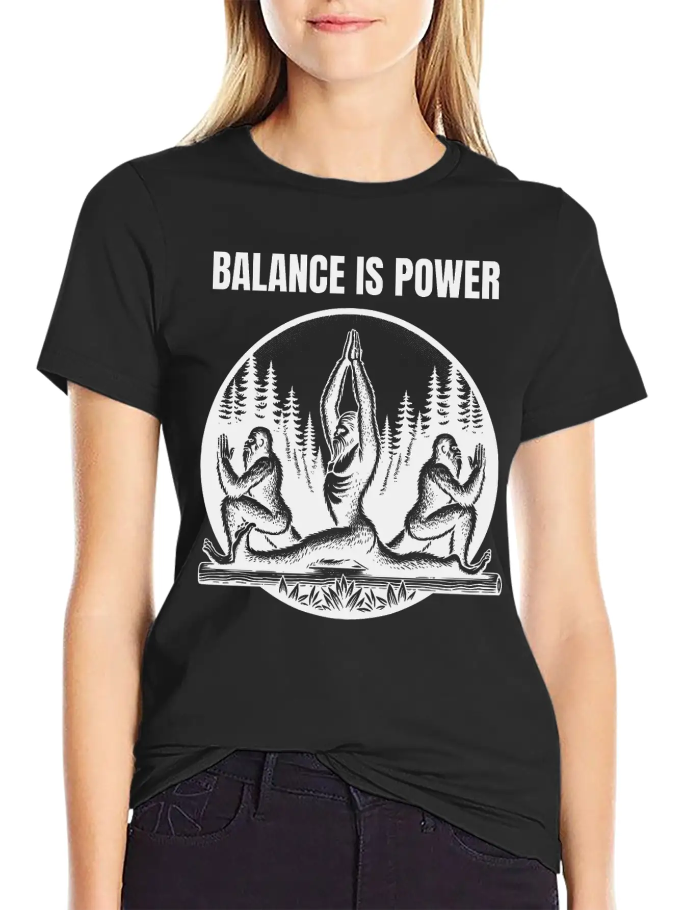 Balance Is Power Stylish Everyday T-Shirt – Unisex Basic Cotton Tee