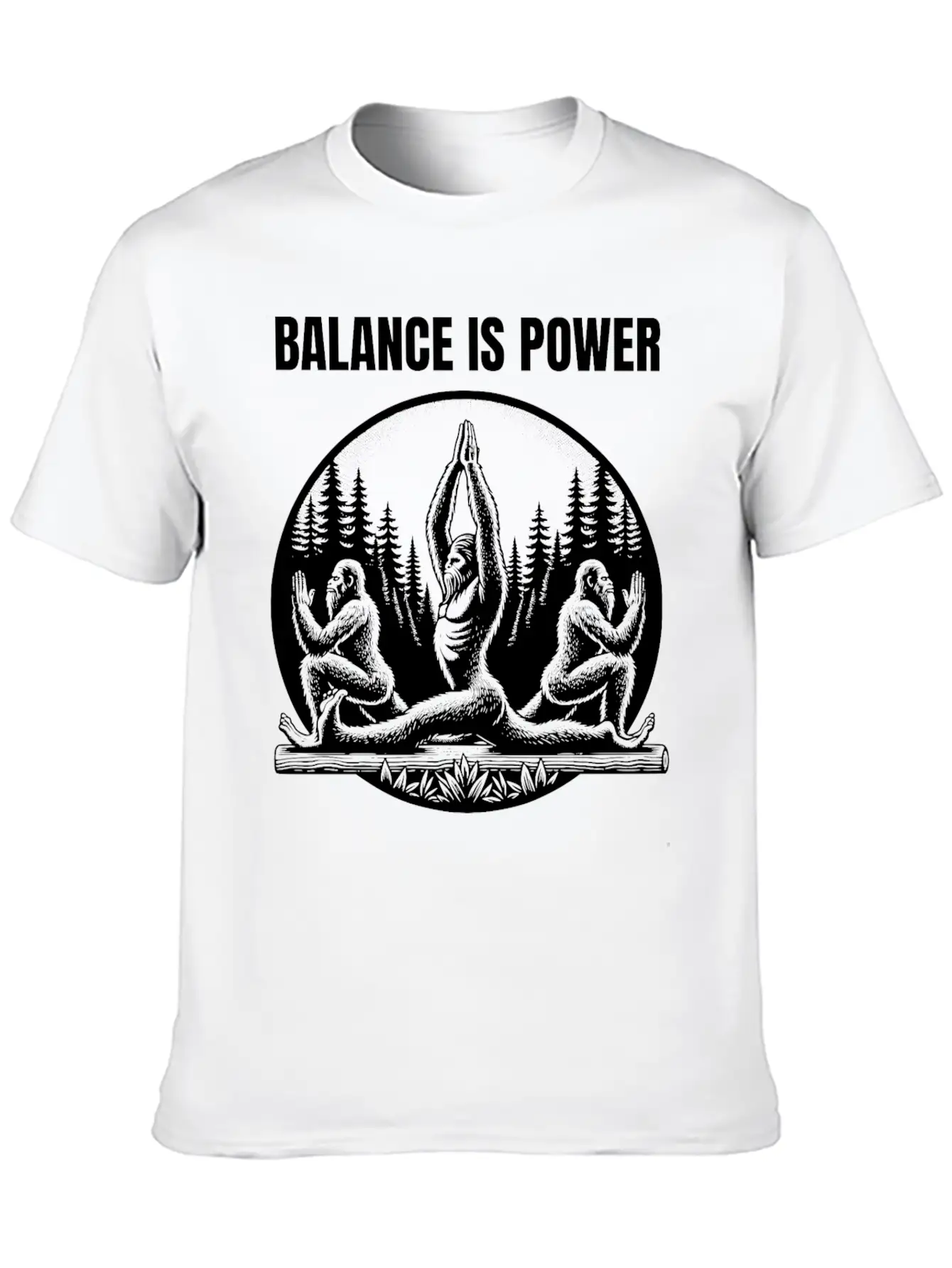 Balance Is Power Stylish Everyday T-Shirt – Unisex Basic Cotton Tee