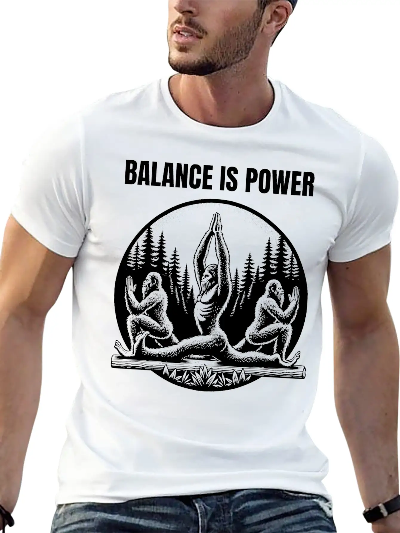 Balance Is Power Stylish Everyday T-Shirt – Unisex Basic Cotton Tee