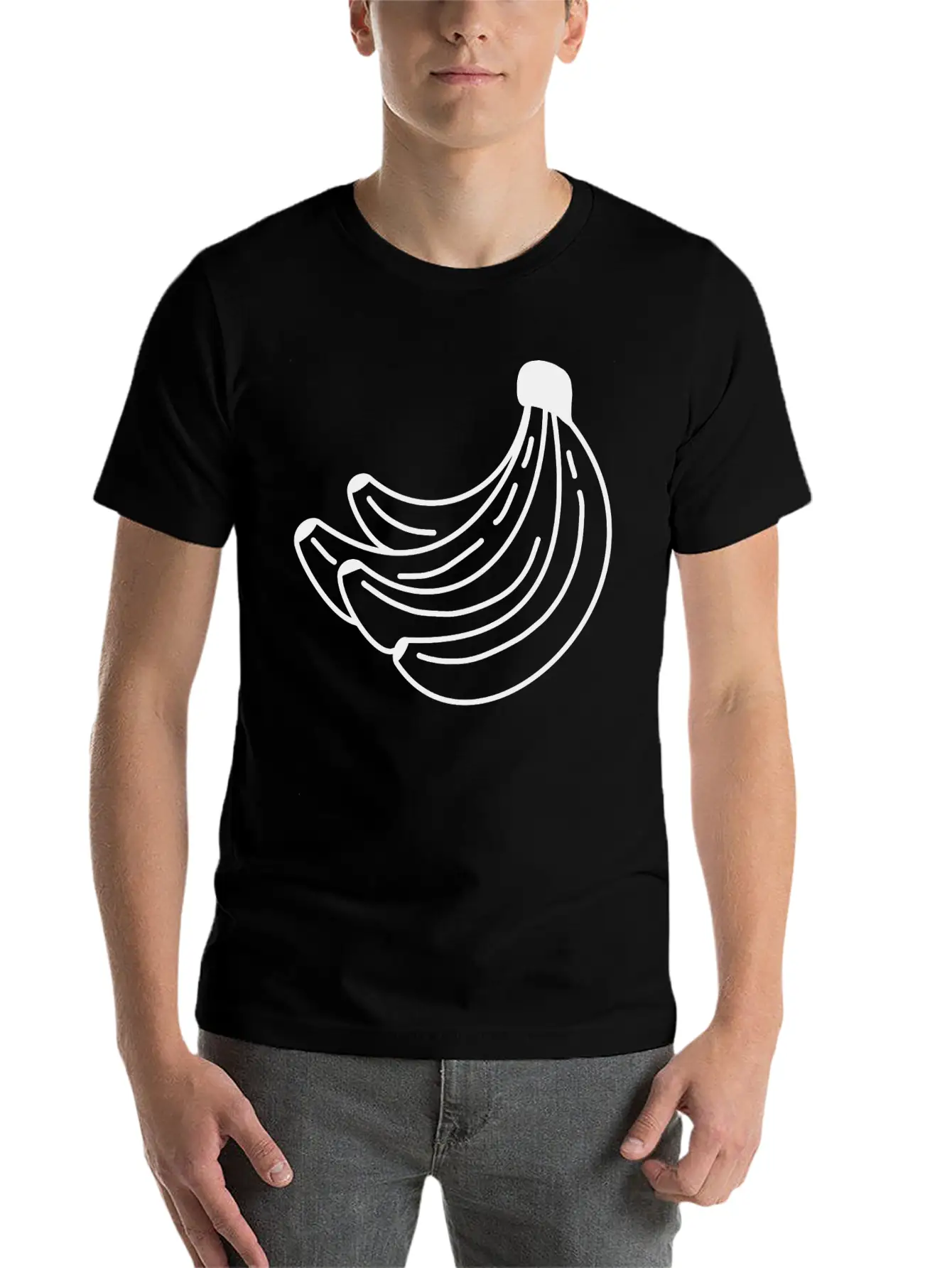 Banana Fruit Healthy Stylish Everyday T-Shirt – Unisex Basic Cotton Tee