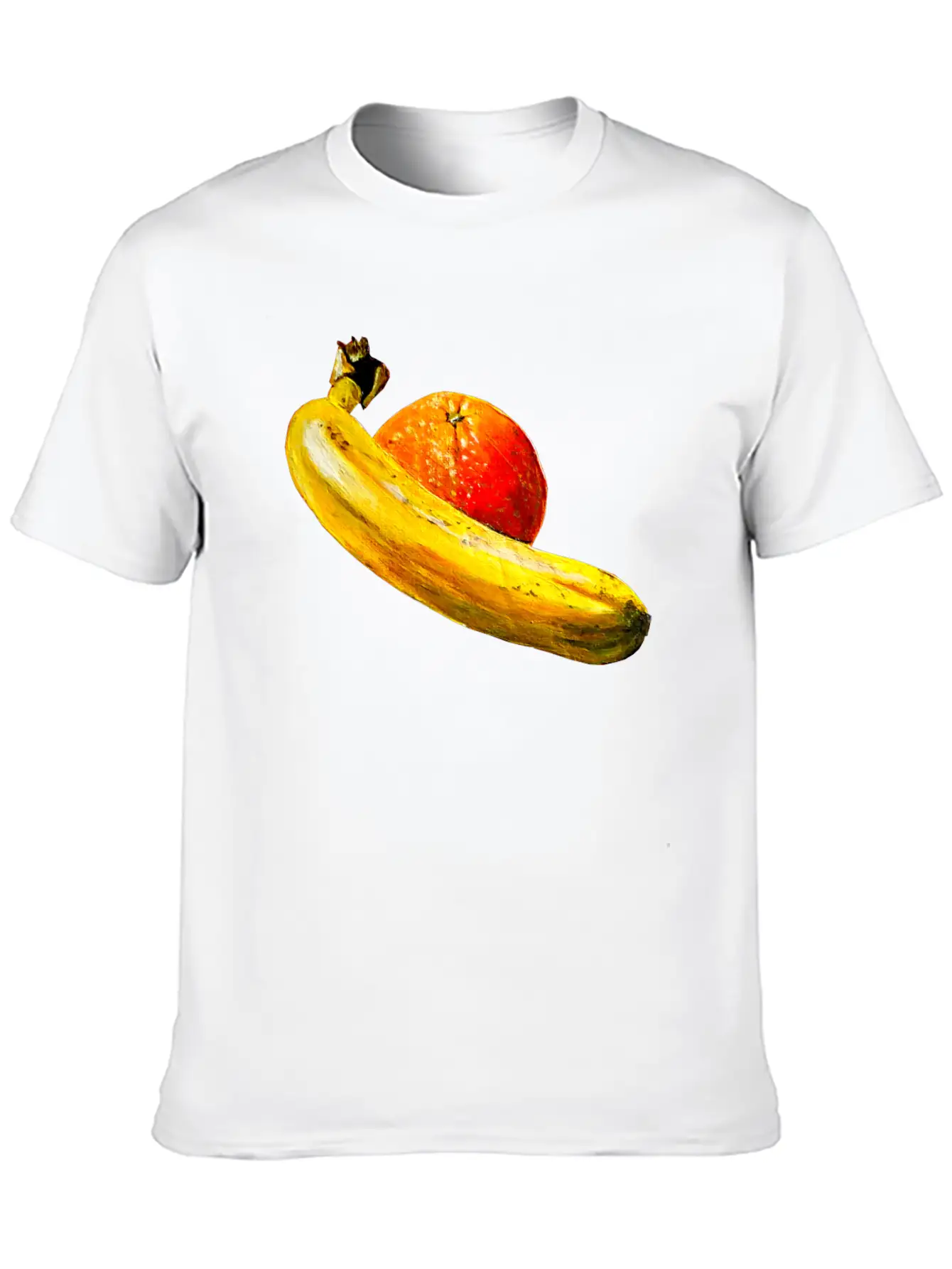 Banana Orange Stylish Everyday T-Shirt – Unisex Basic Cotton Tee
