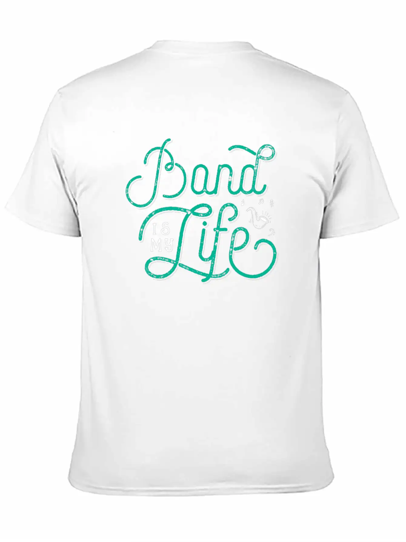 Band Is My Life - Funny Marching Band Gift Band Essential Cotton Tee For Daily Outfits – Unisex Style