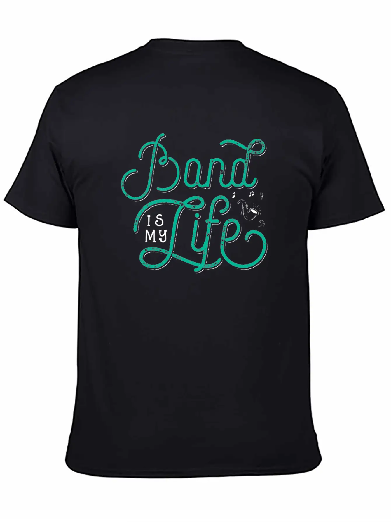 Band Is My Life - Funny Marching Band Gift Band Essential Cotton Tee For Daily Outfits – Unisex Style