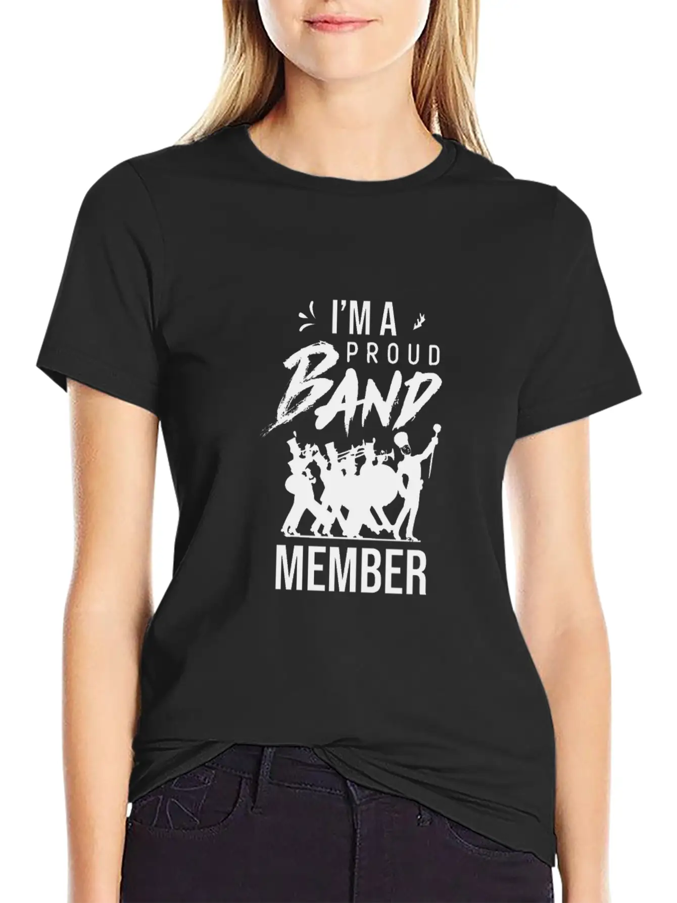 Band Musician Marching Band Music Instruments Stylish Everyday T-Shirt – Unisex Basic Cotton Tee