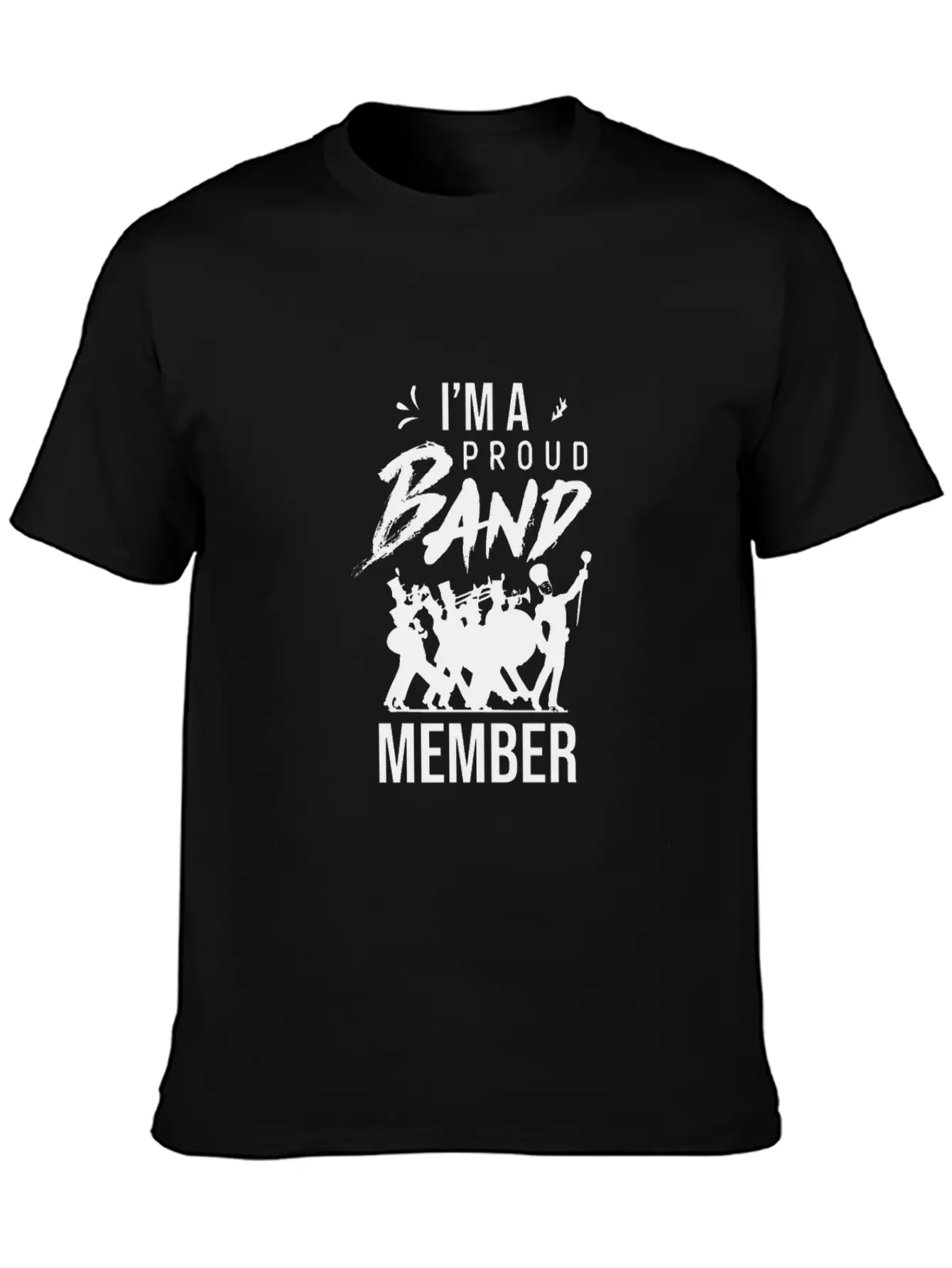 Band Musician Marching Band Music Instruments Stylish Everyday T-Shirt – Unisex Basic Cotton Tee