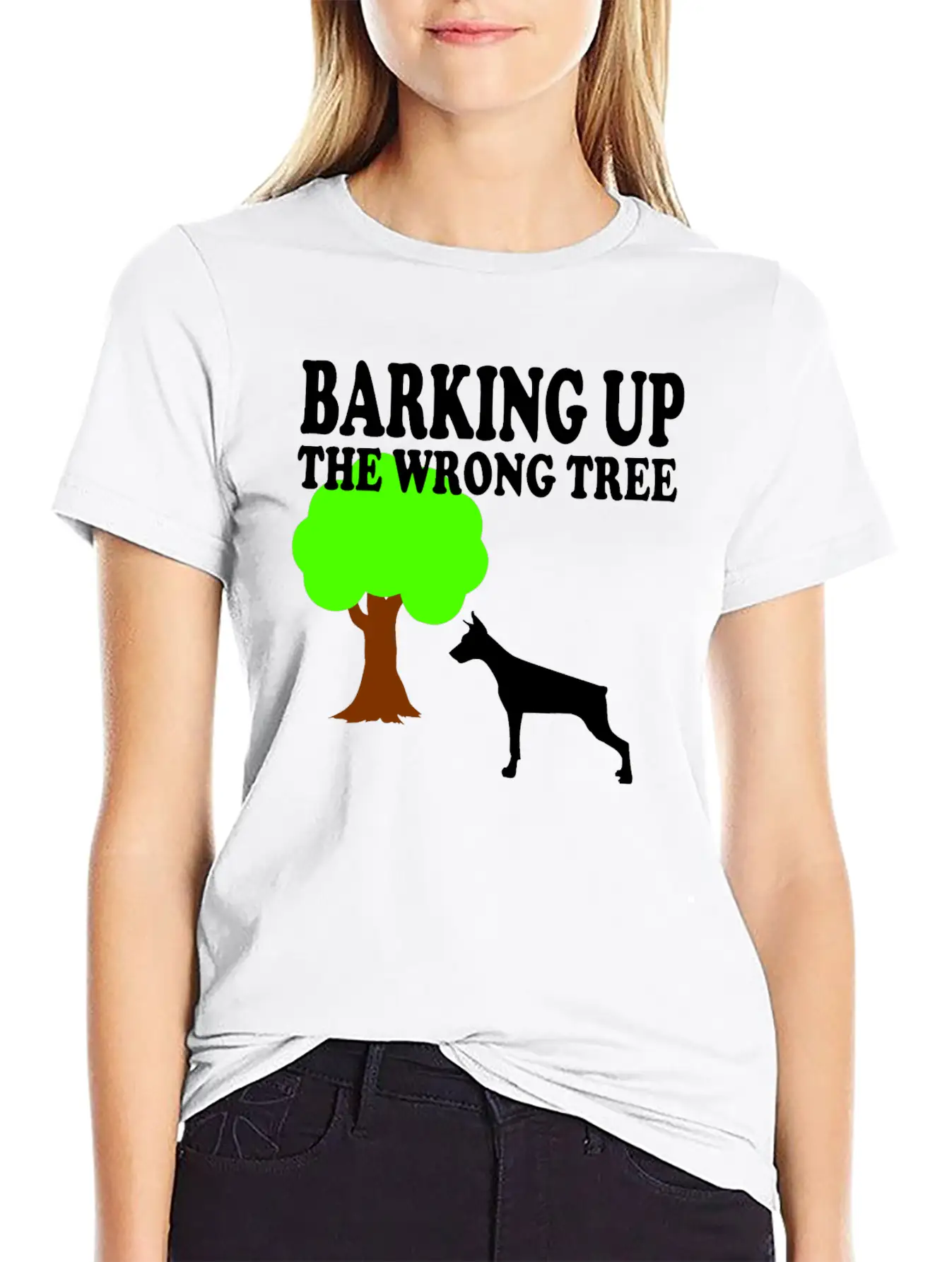 Barking Up The Wrong Tree Classic Cotton Tee – Unisex Comfort For Any Season