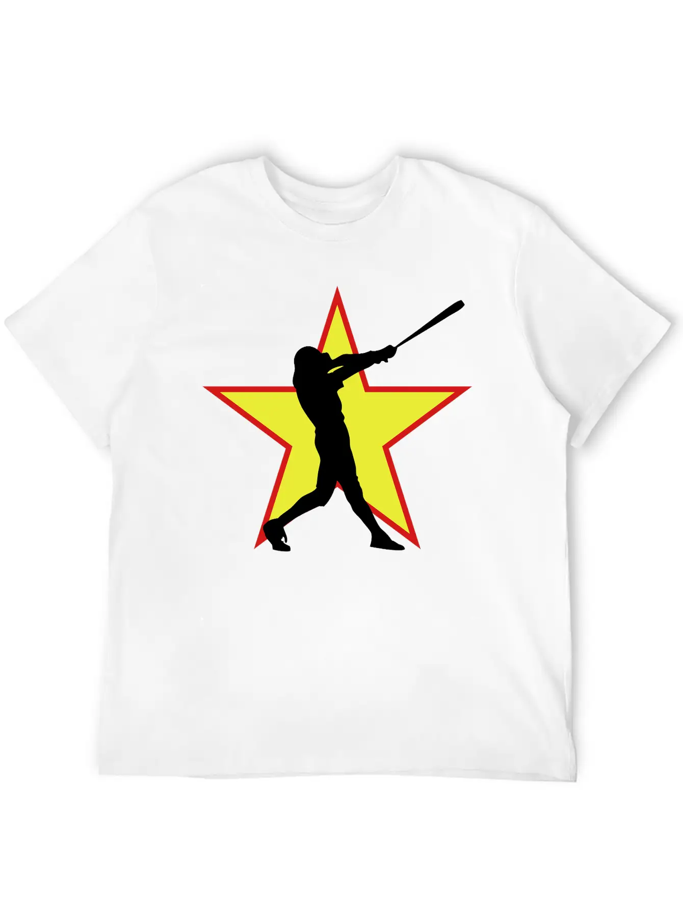 Basball All Star Big Hitter Stylish Everyday T-Shirt – Unisex Basic Cotton Tee