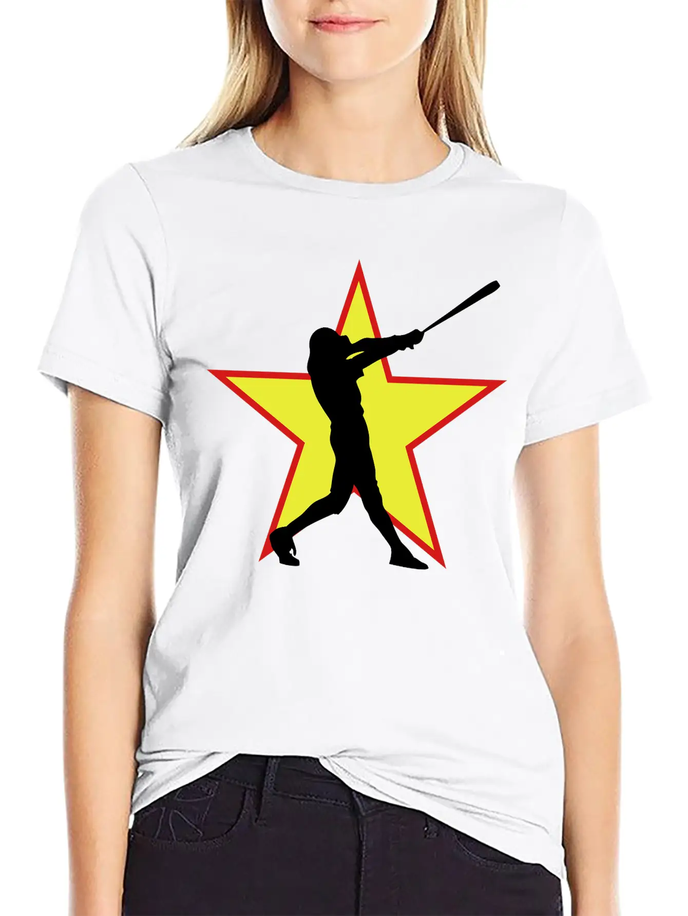 Basball All Star Big Hitter Stylish Everyday T-Shirt – Unisex Basic Cotton Tee
