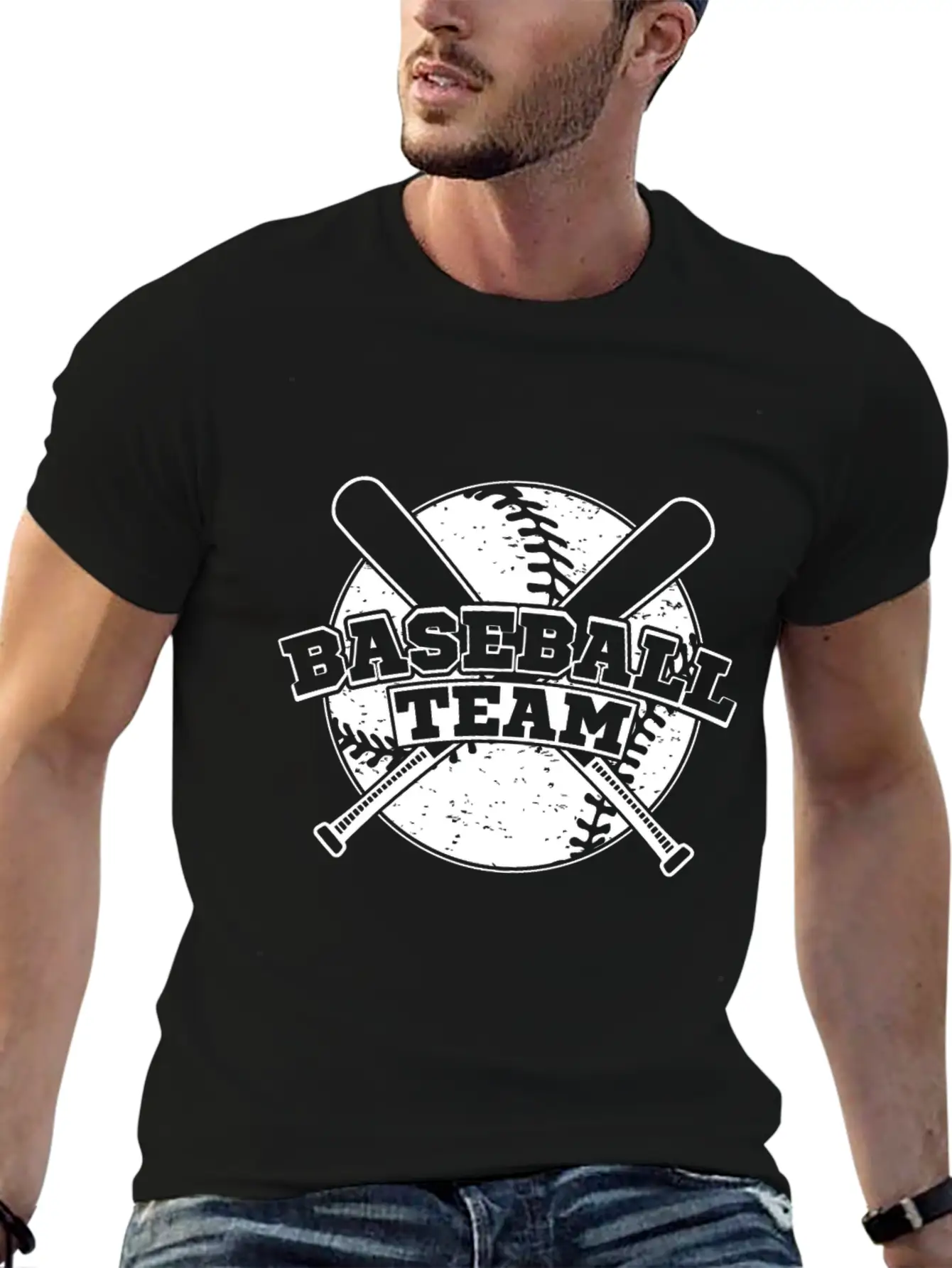Base Baseball Bat Pitcher Home Run Basic Graphic T-Shirt – Daily Comfort In Soft Cotton