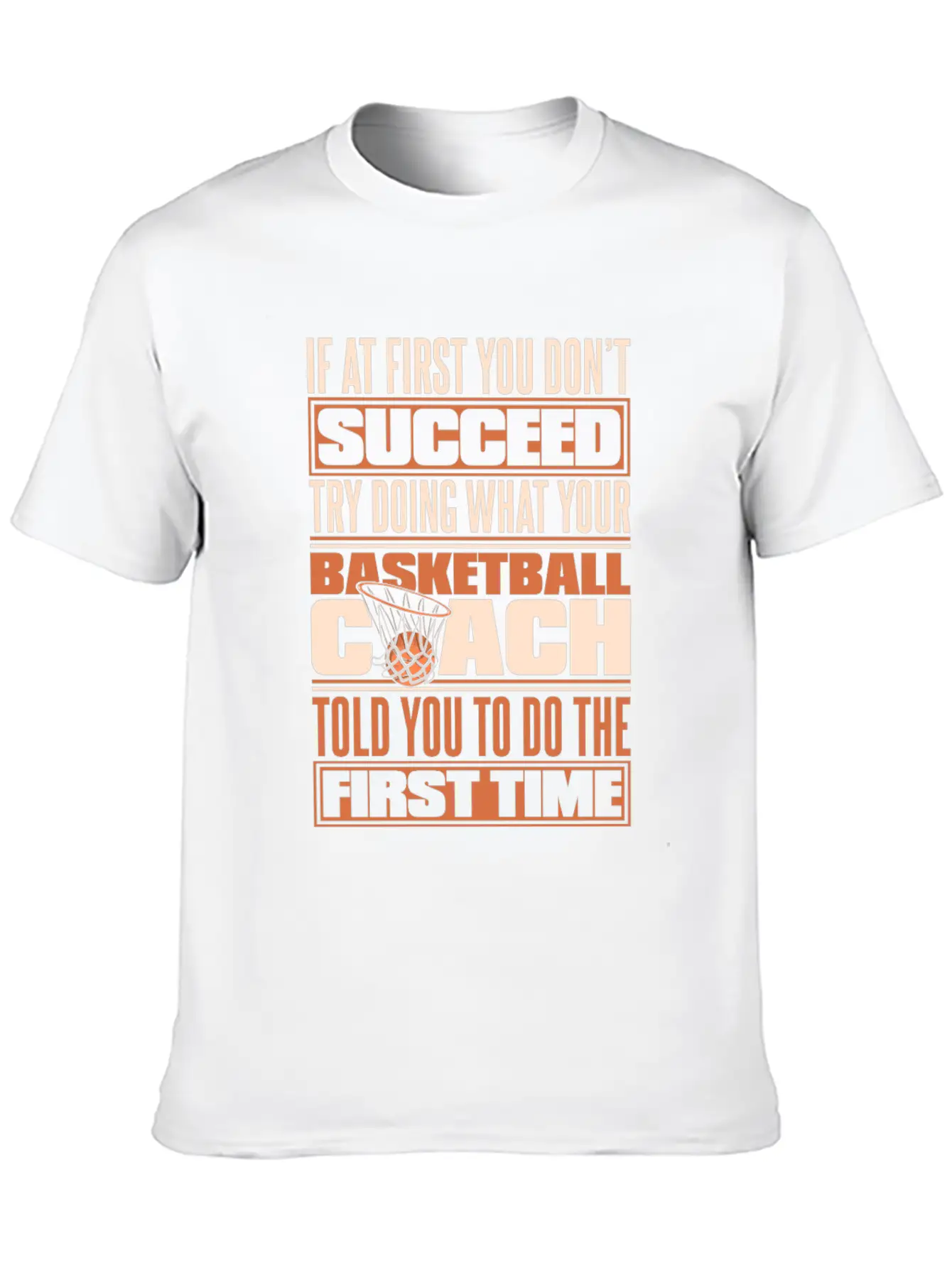 Basketball Coach Lightweight Cotton T-Shirt – Daily Comfort Graphic Shirt