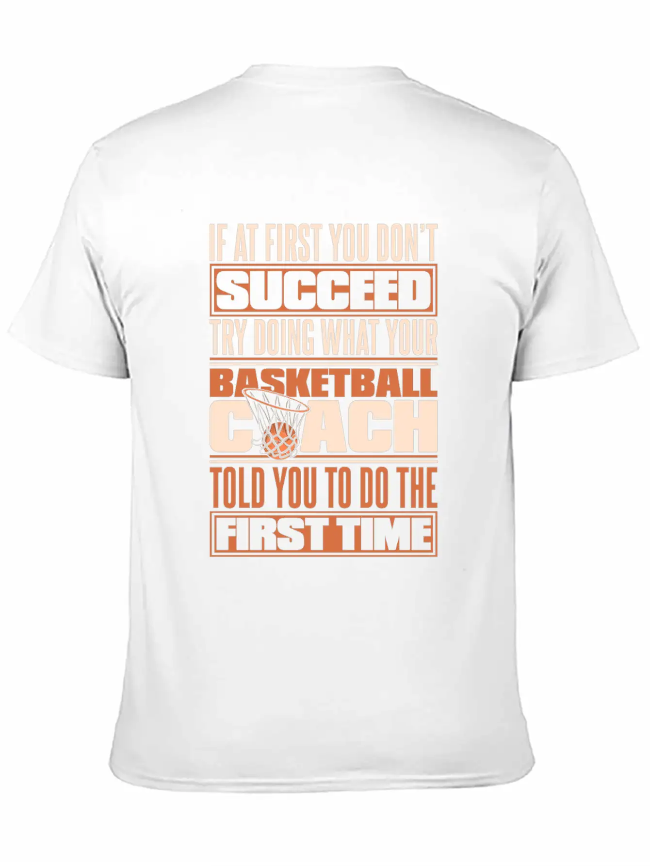 Basketball Coach Lightweight Cotton T-Shirt – Daily Comfort Graphic Shirt