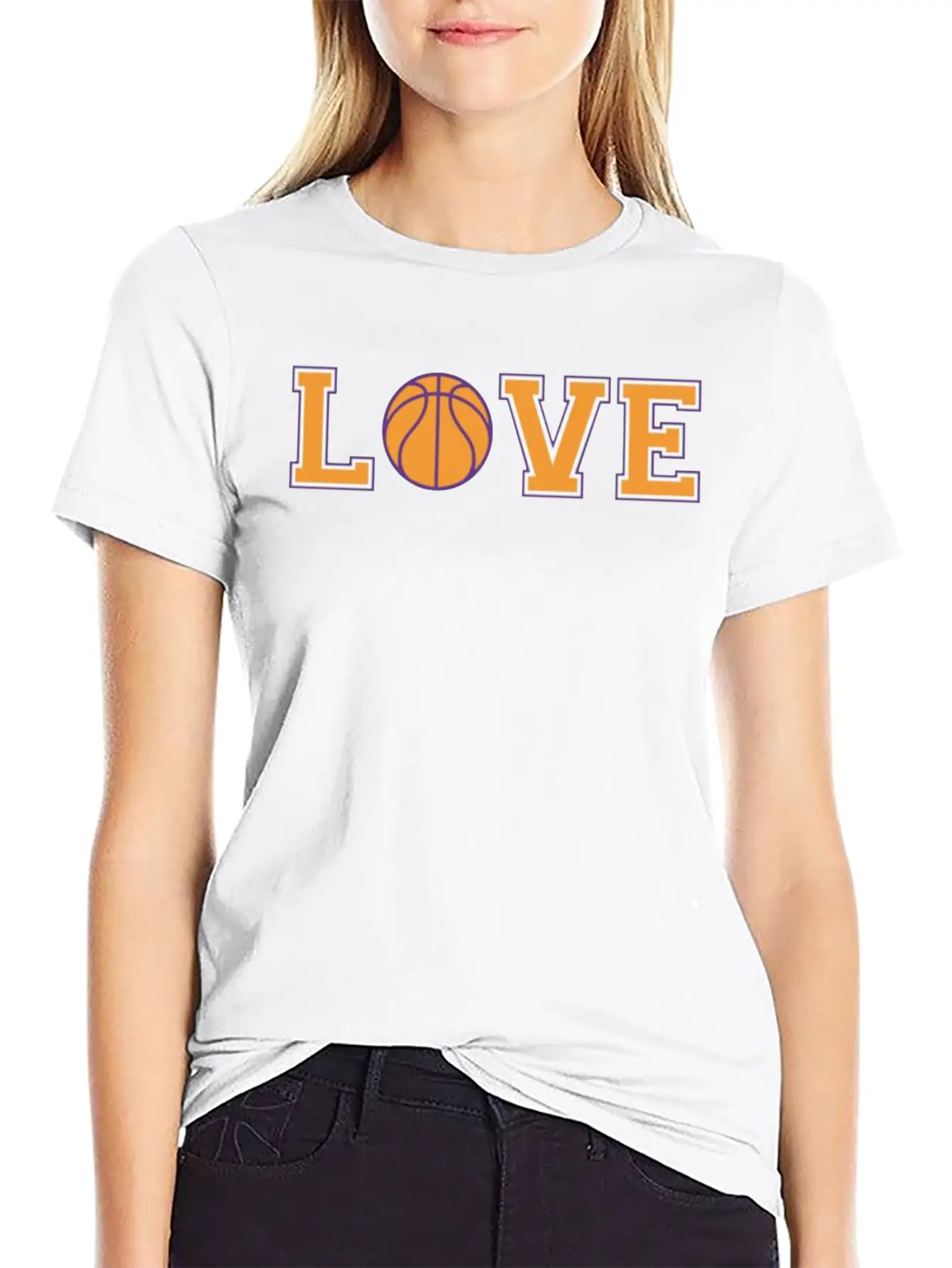 Basketball Love Stylish Everyday T-Shirt – Unisex Basic Cotton Tee