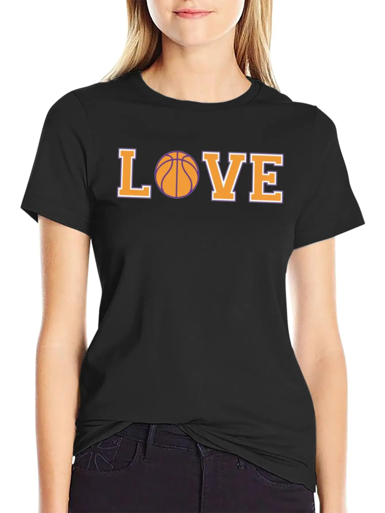 Basketball Love Stylish Everyday T-Shirt – Unisex Basic Cotton Tee