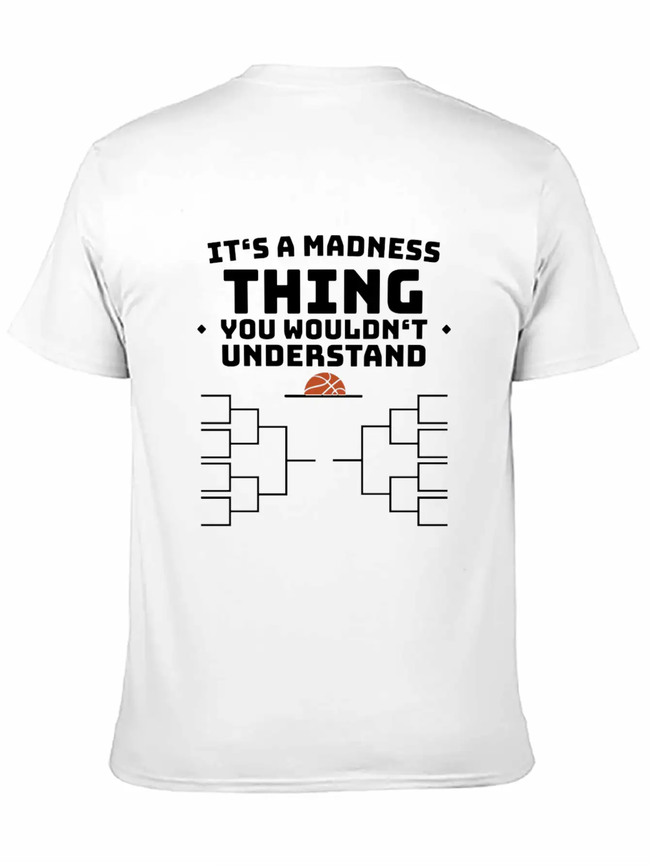 Basketball March Tournament Bracket College Gift Stylish Everyday T-Shirt – Unisex Basic Cotton Tee