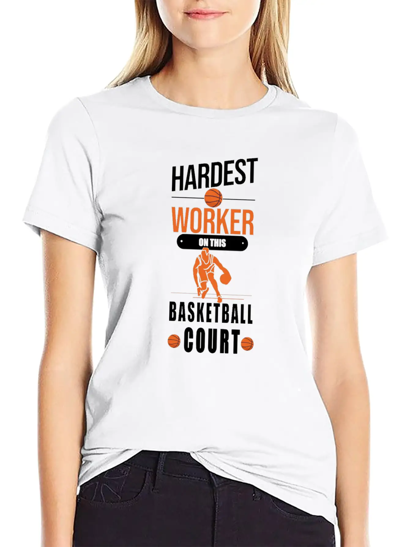 Basketball Worker Basketball Basic Graphic T-Shirt – Daily Comfort In Soft Cotton