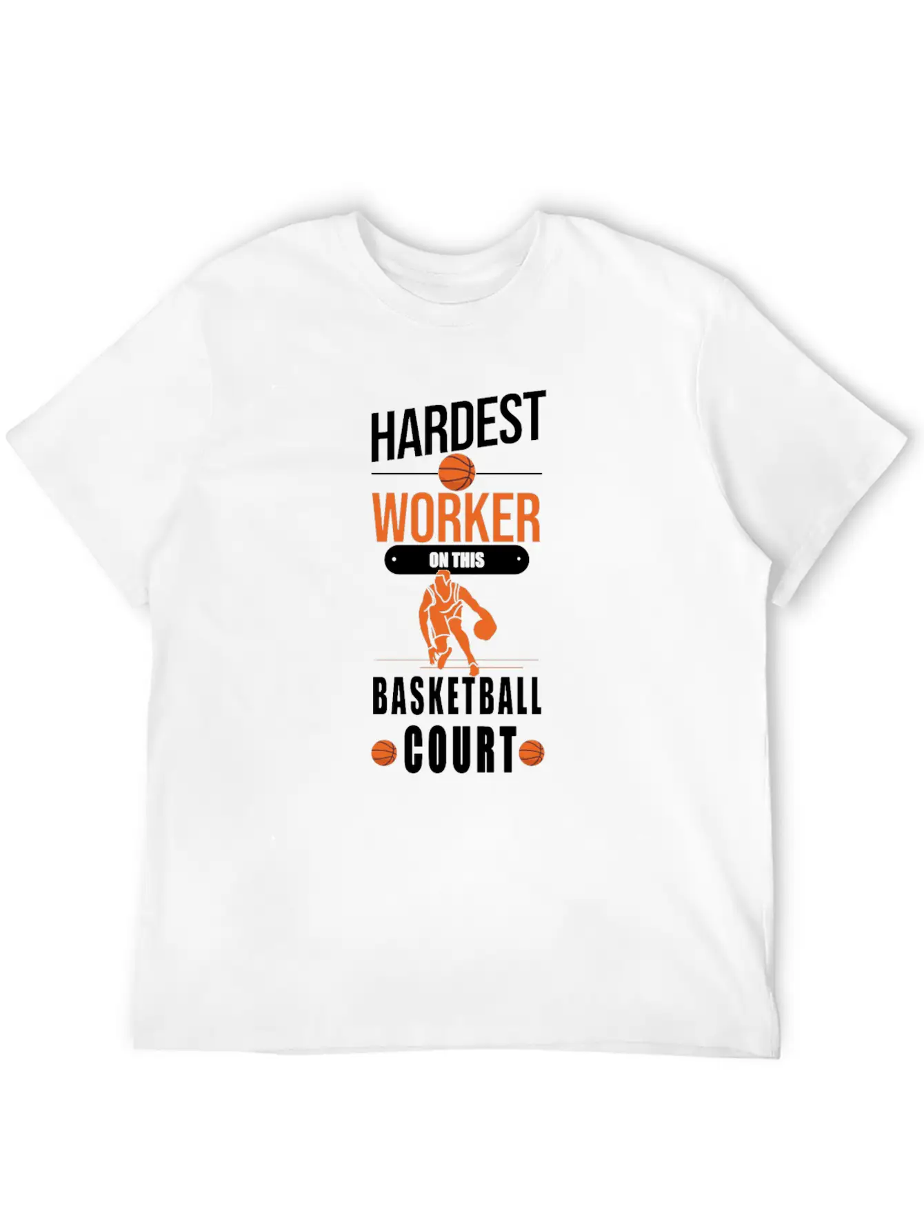 Basketball Worker Basketball Basic Graphic T-Shirt – Daily Comfort In Soft Cotton