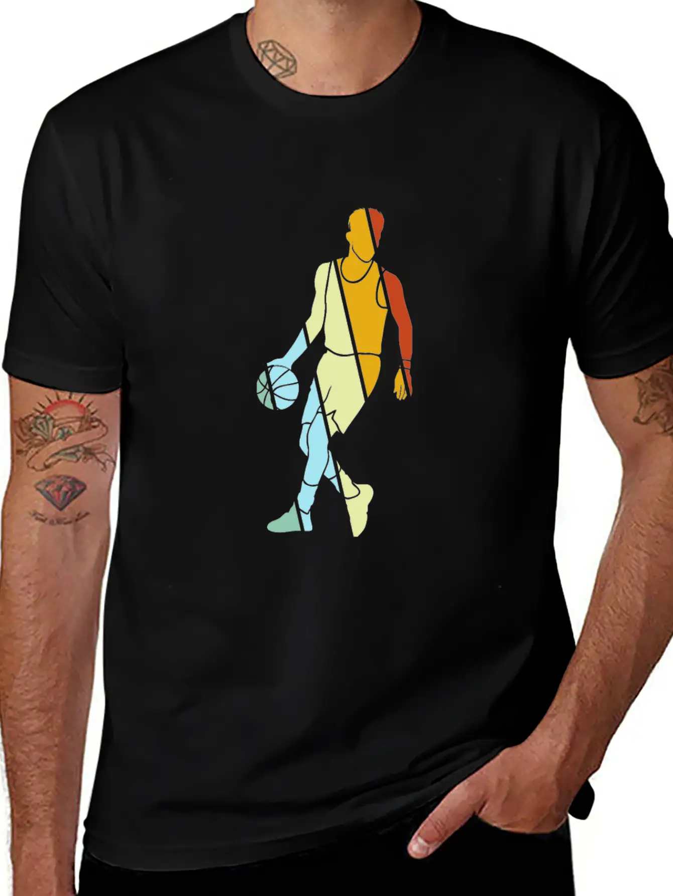 Basketballer Retro Relaxed Everyday Tee – Lightweight And Durable Cotton