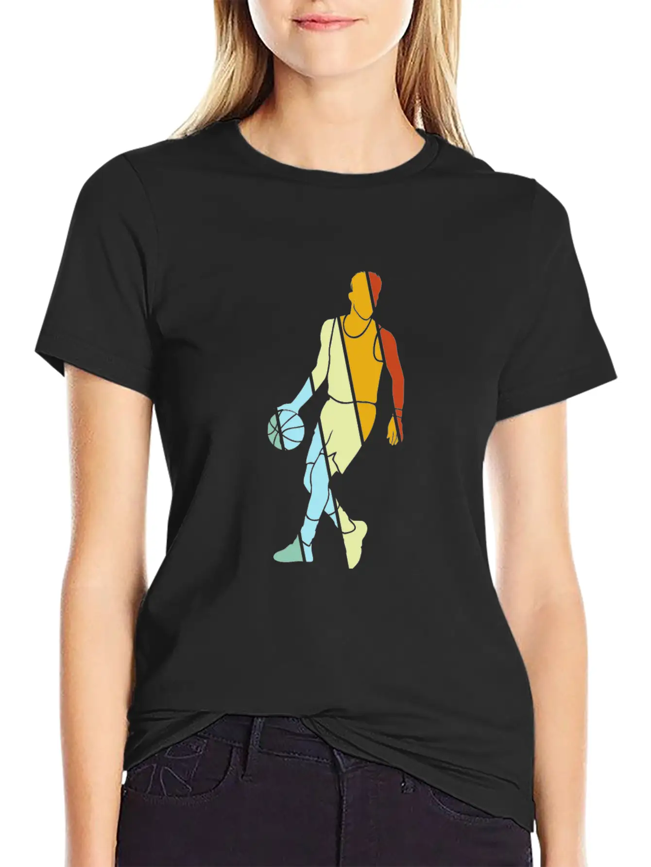 Basketballer Retro Relaxed Everyday Tee – Lightweight And Durable Cotton
