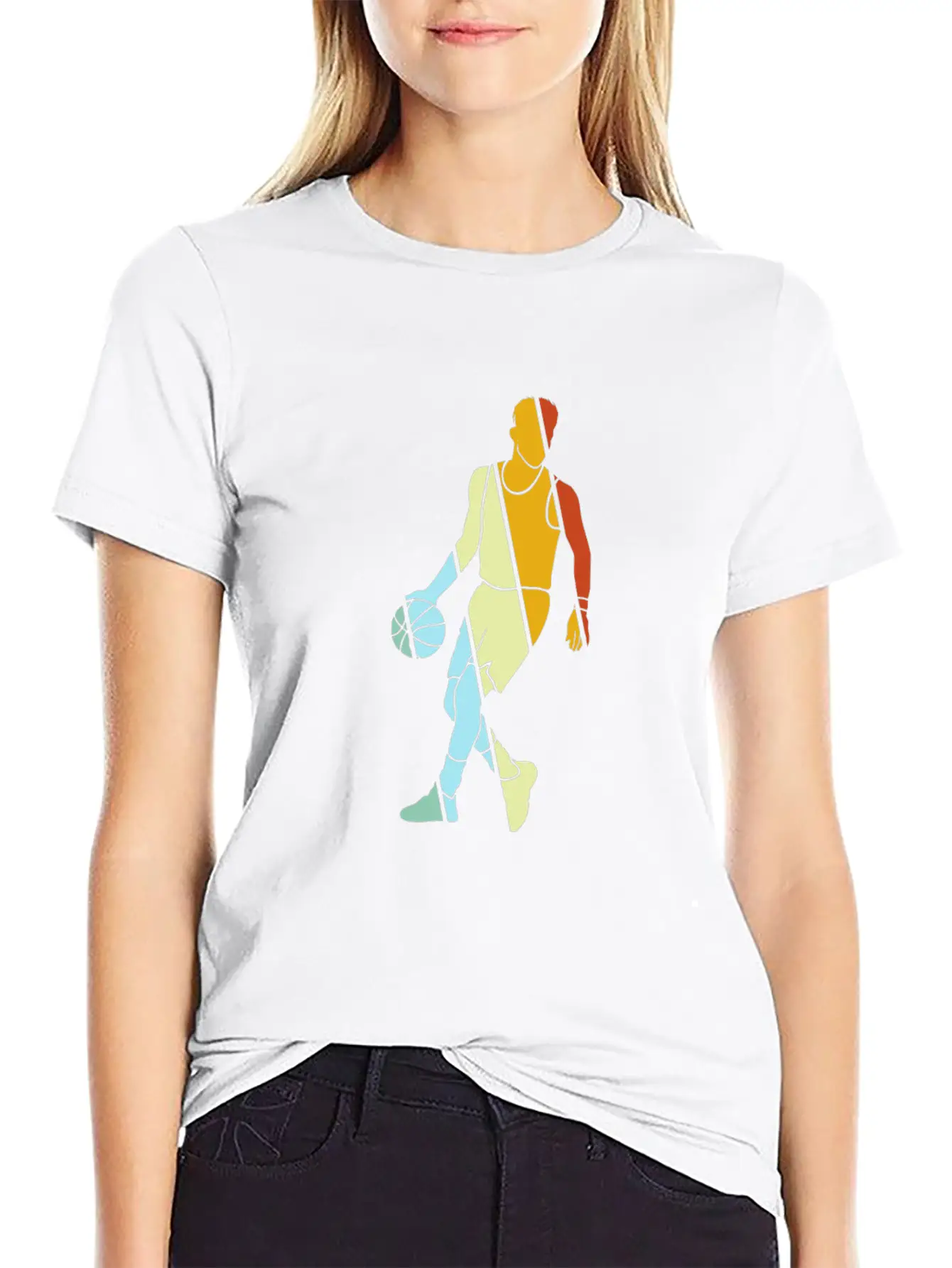 Basketballer Retro Relaxed Everyday Tee – Lightweight And Durable Cotton