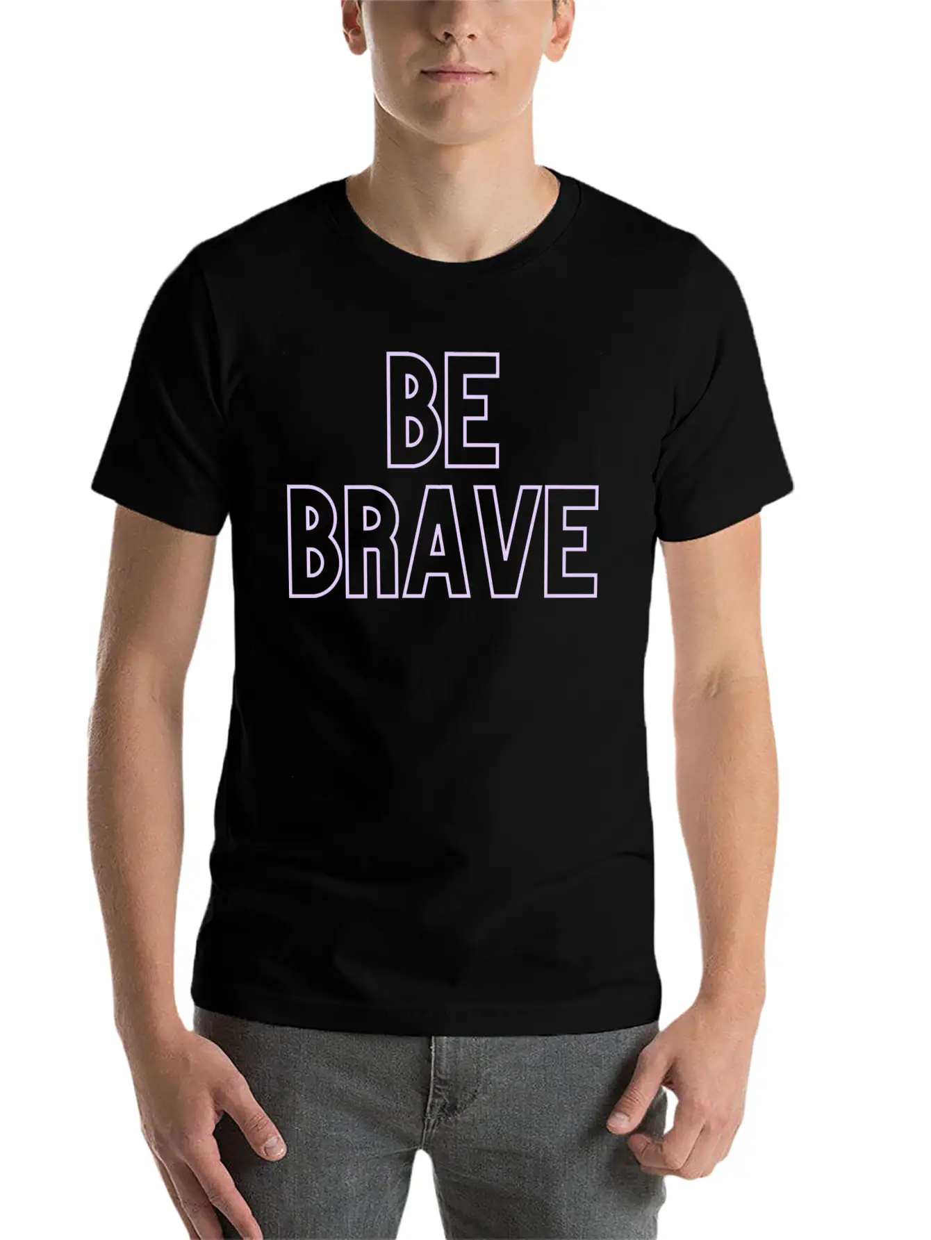 Be Brave Basic Graphic T-Shirt – Daily Comfort In Soft Cotton