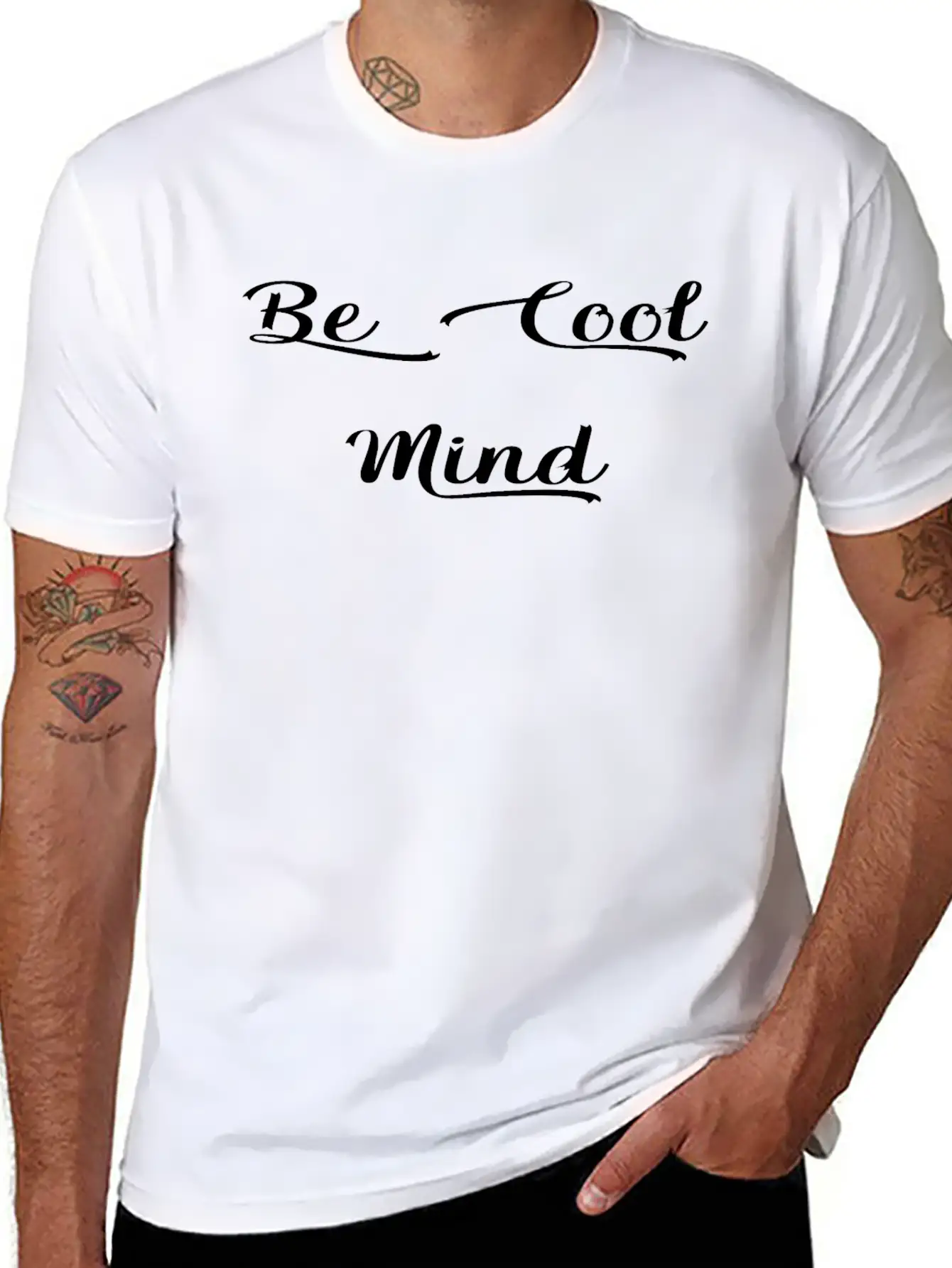 Be Cool Mind Unisex Cotton Tee – Relaxed Fit For Any Occasion