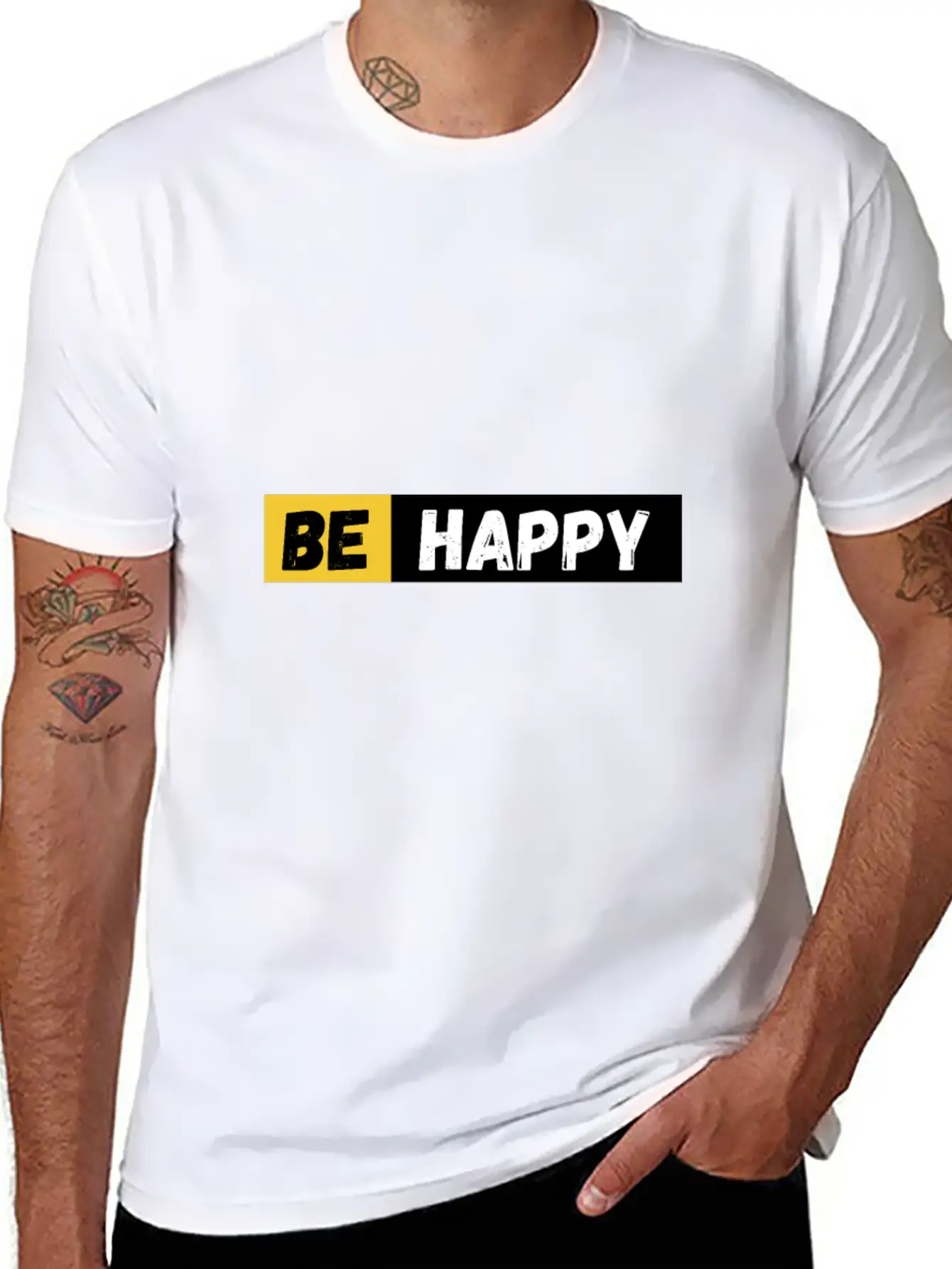 BE Design With Strong Statement Stylish Everyday T-Shirt – Unisex Basic Cotton Tee