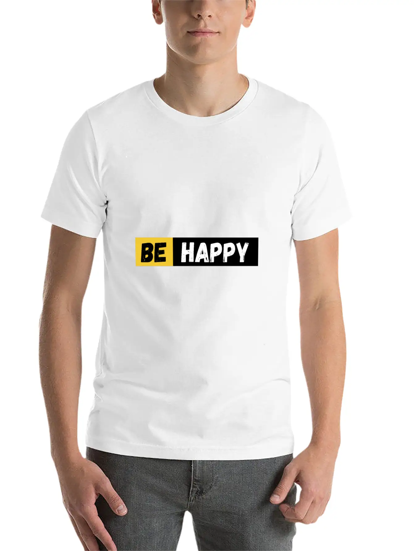 BE Design With Strong Statement Stylish Everyday T-Shirt – Unisex Basic Cotton Tee