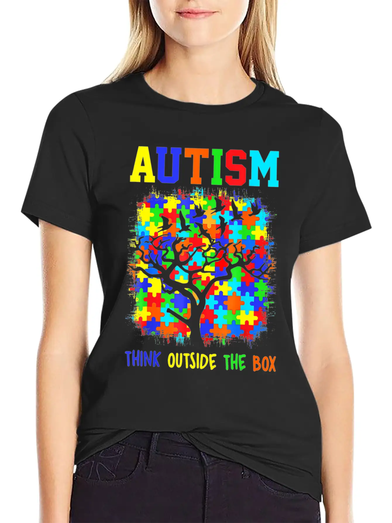 Be Kind Autism AwarenessChoose Kindness Ribbon Tre Basic Graphic T-Shirt – Daily Comfort In Soft Cotton