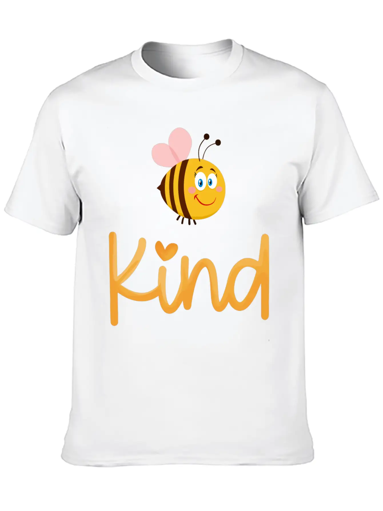 Be Kind - Bee Kind Stylish Everyday T-Shirt – Unisex Basic Cotton Tee