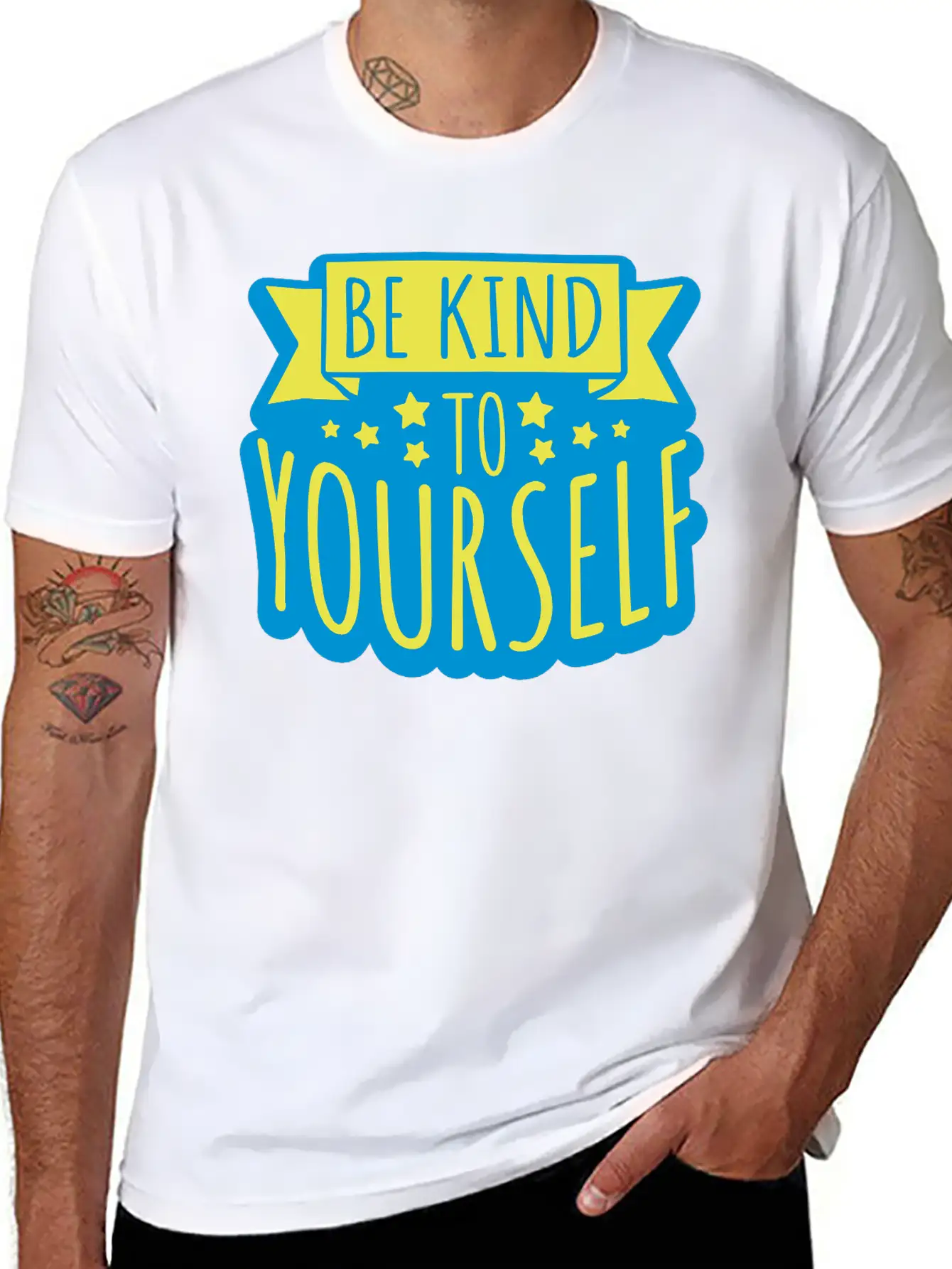 Be Kind To Yourself Essential Cotton Tee For Daily Outfits – Unisex Style