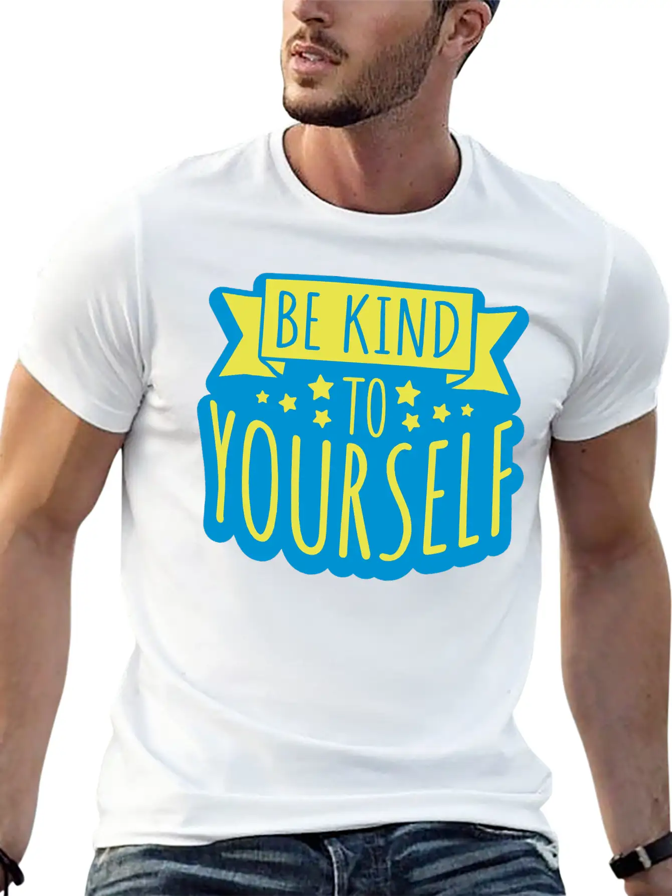 Be Kind To Yourself Essential Cotton Tee For Daily Outfits – Unisex Style