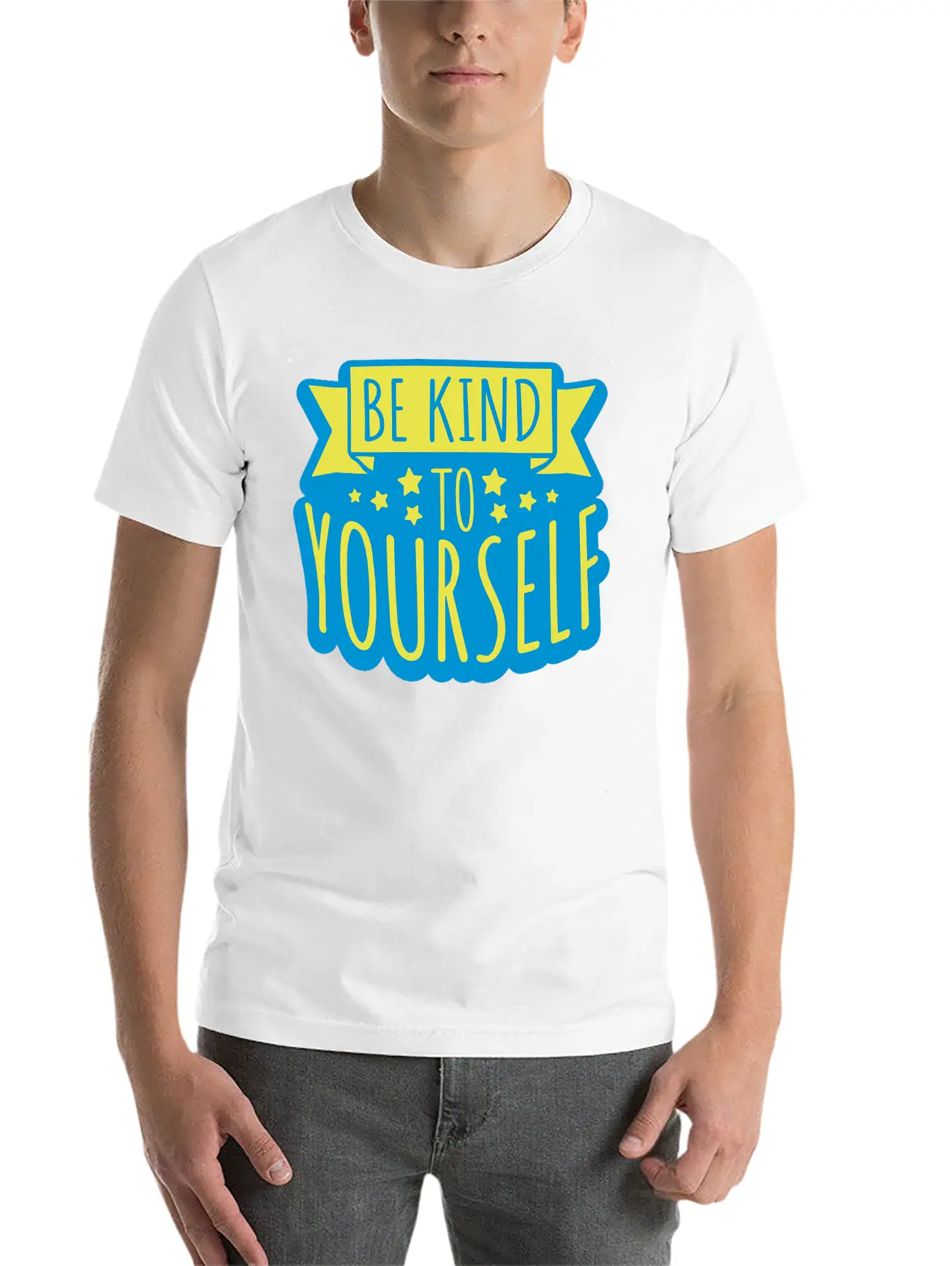 Be Kind To Yourself Essential Cotton Tee For Daily Outfits – Unisex Style