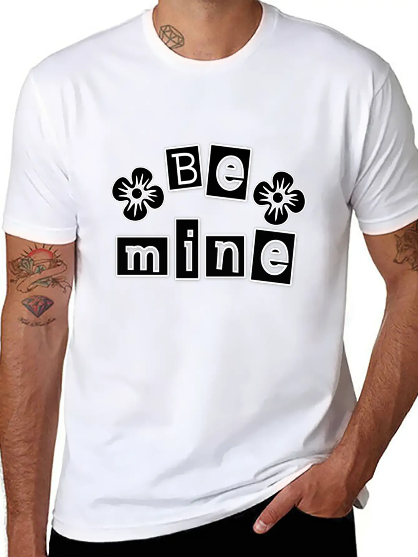 Be Mine Essential Cotton Tee For Daily Outfits – Unisex Style