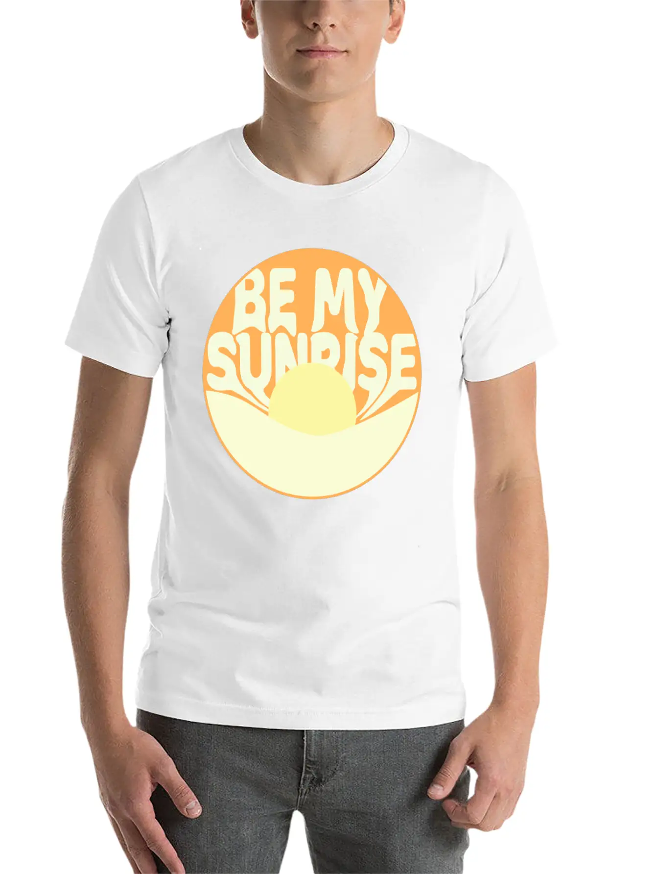 Be My Sunrise Basic Graphic T-Shirt – Daily Comfort In Soft Cotton
