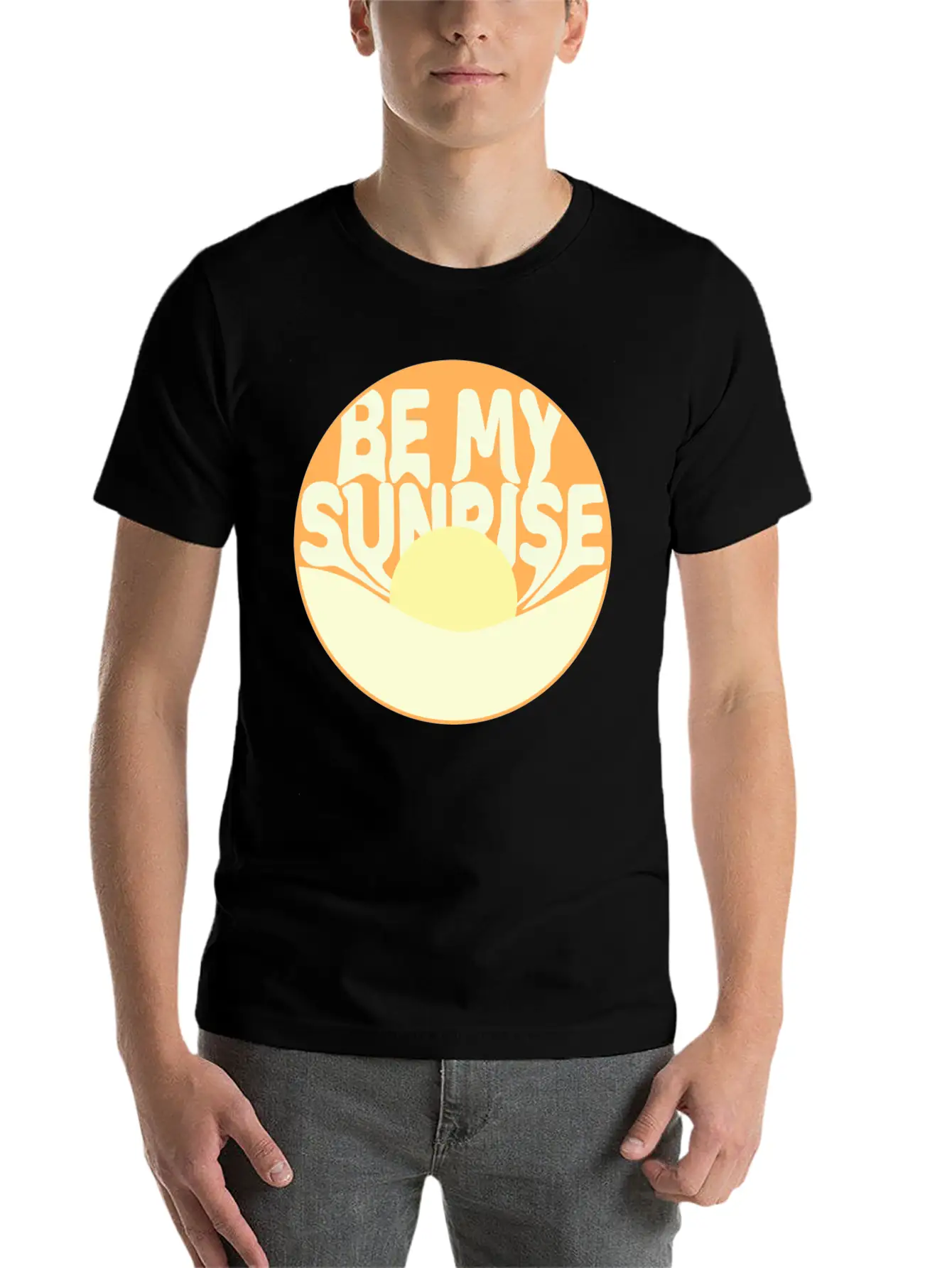 Be My Sunrise Basic Graphic T-Shirt – Daily Comfort In Soft Cotton