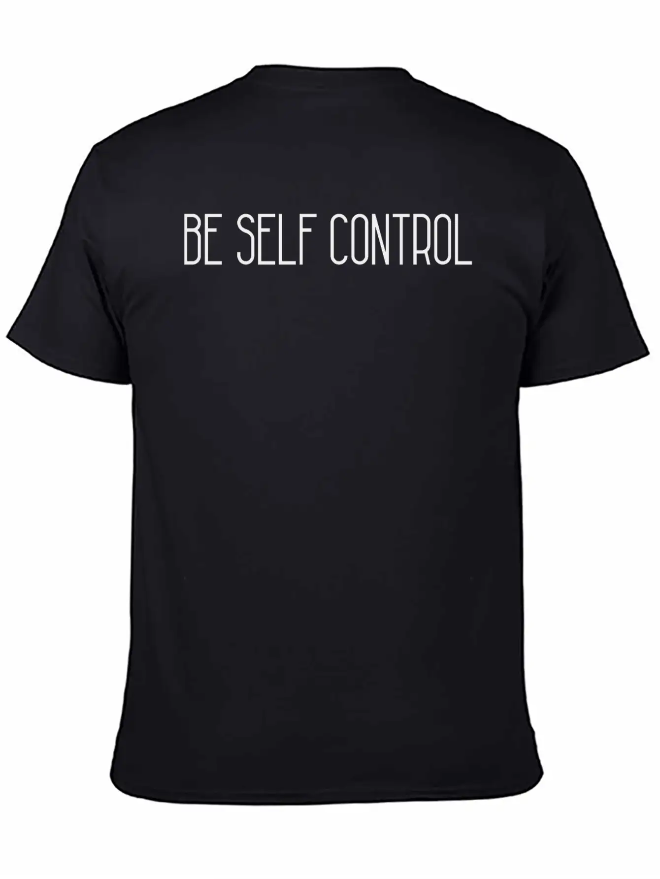 BE SELF CONTROL Basic Graphic T-Shirt – Daily Comfort In Soft Cotton