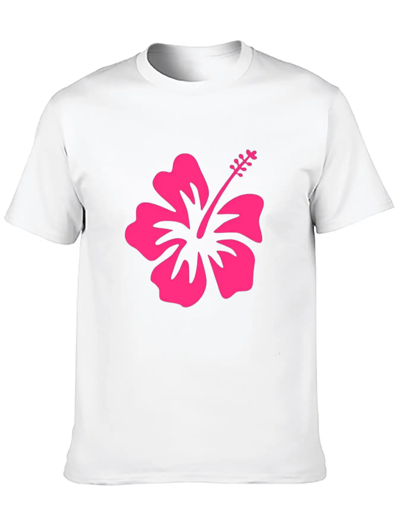 Beachy Hibiscus Vibez Relaxed Everyday Tee – Lightweight And Durable Cotton