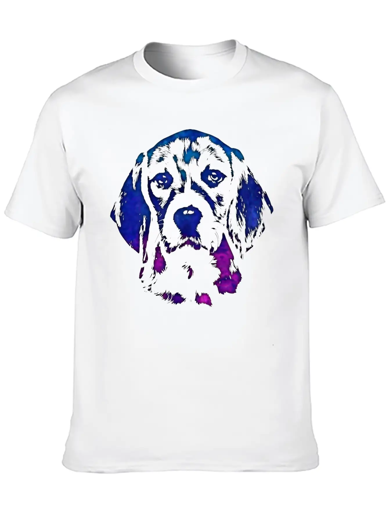 Beagle Dog Digital Art Stylish Everyday T-Shirt – Unisex Basic Cotton Tee