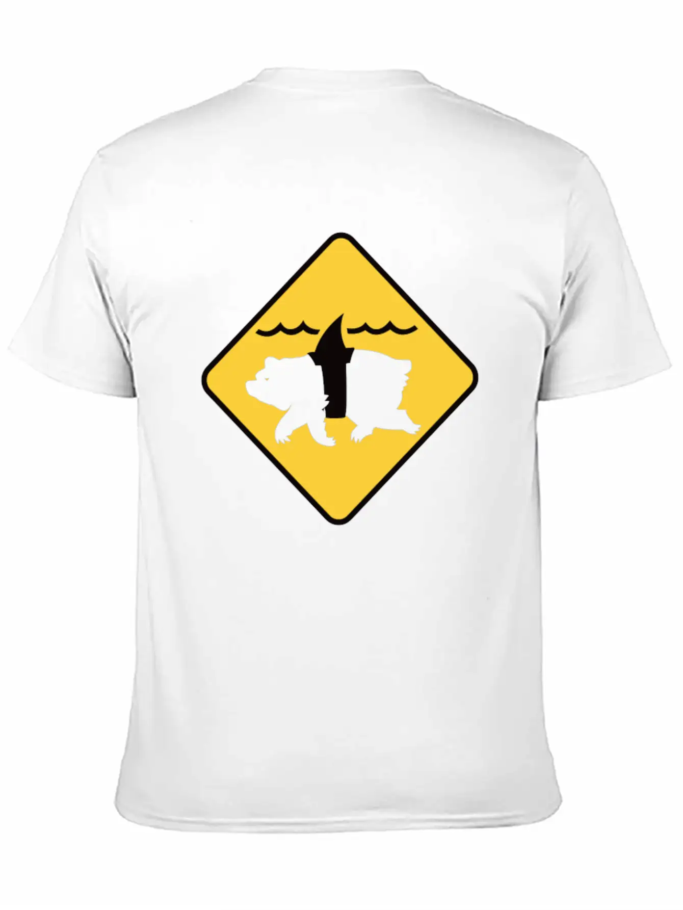 Bear Shark Stylish Everyday T-Shirt – Unisex Basic Cotton Tee