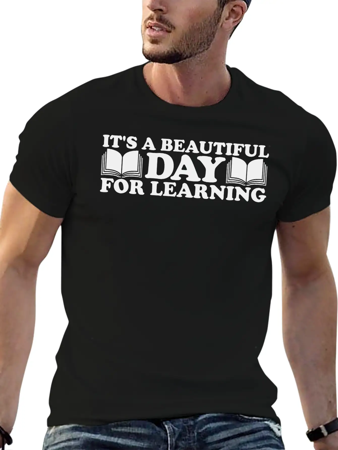 Beautiful Day For Learning Stylish Everyday T-Shirt – Unisex Basic Cotton Tee